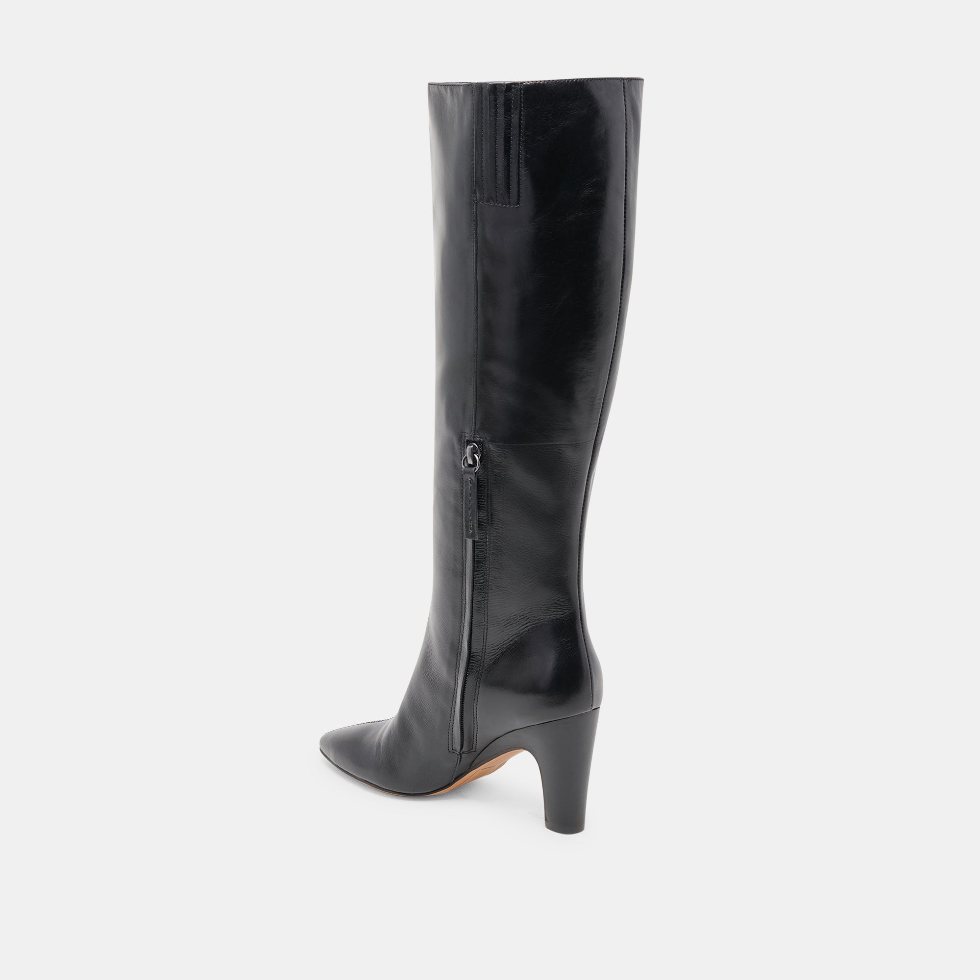 NELAS BOOTS BLACK LEATHER - re:vita