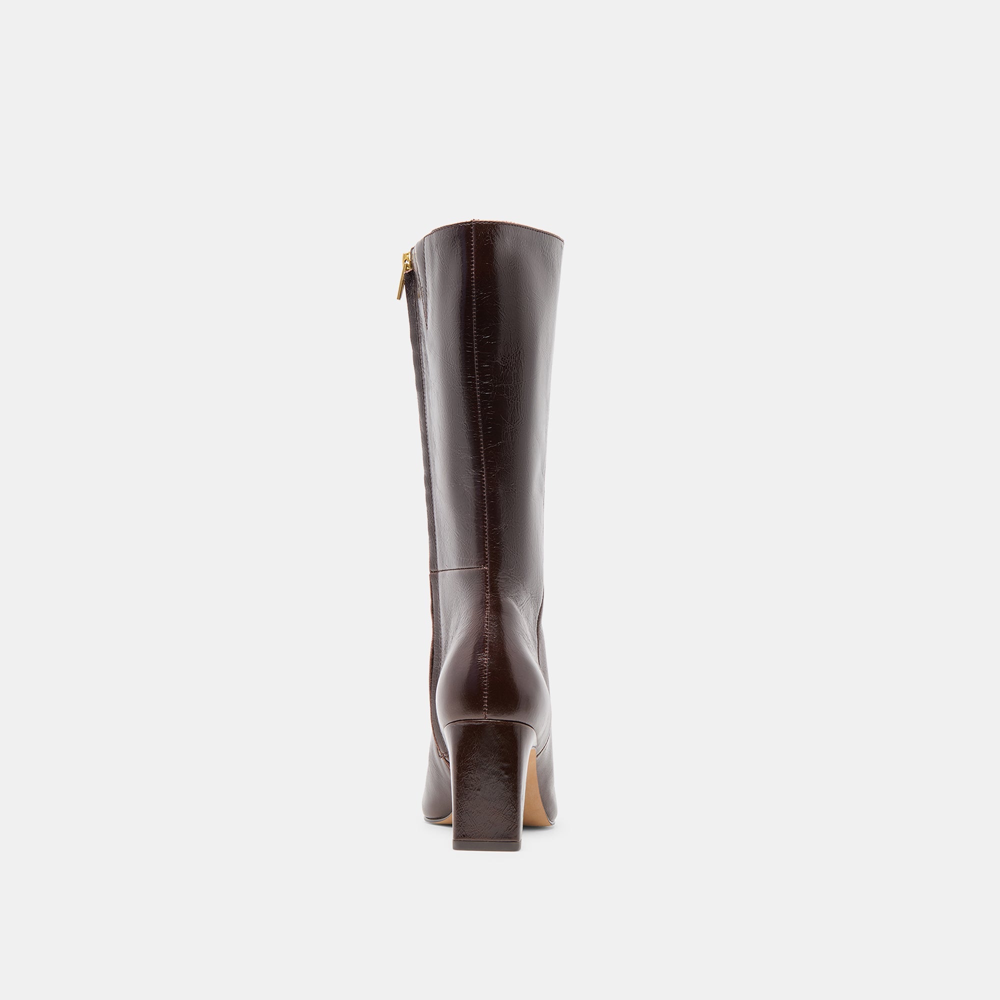 RIGGS WIDE CALF BOOTS CHOCOLATE LEATHER