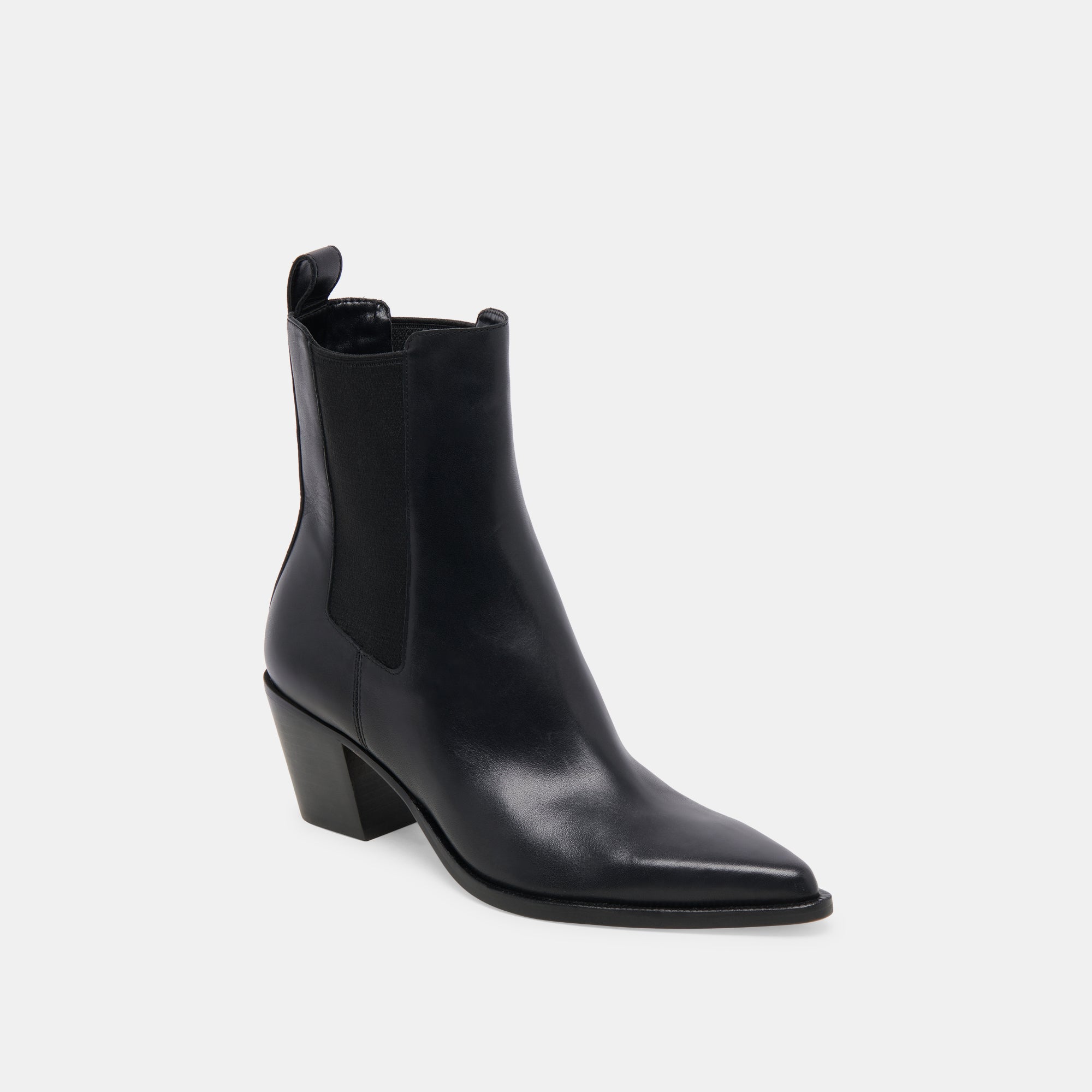 SHADIE H2O BOOTIES BLACK LEATHER