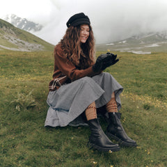 SIMAYA H2O BOOTS BLACK LEATHER