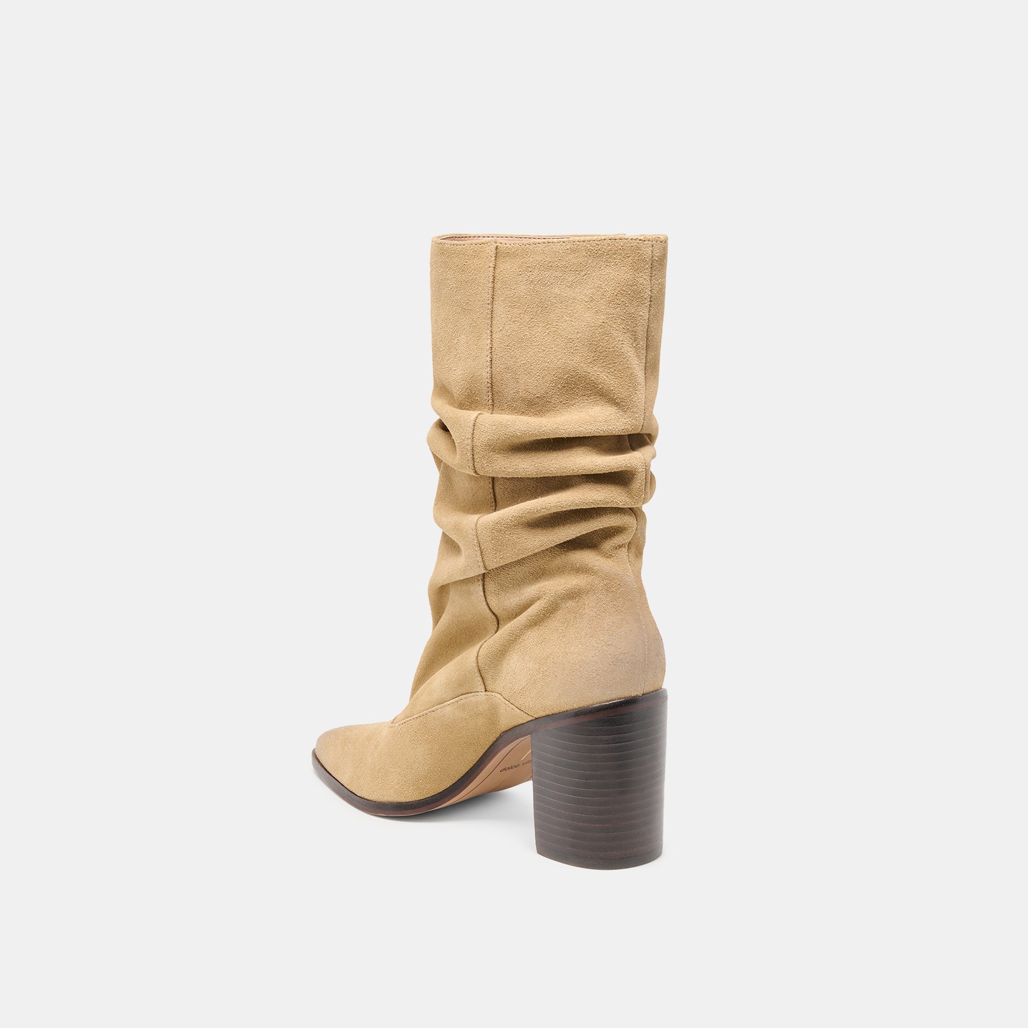 TALINA WIDE CALF BOOTS DK TAUPE SUEDE