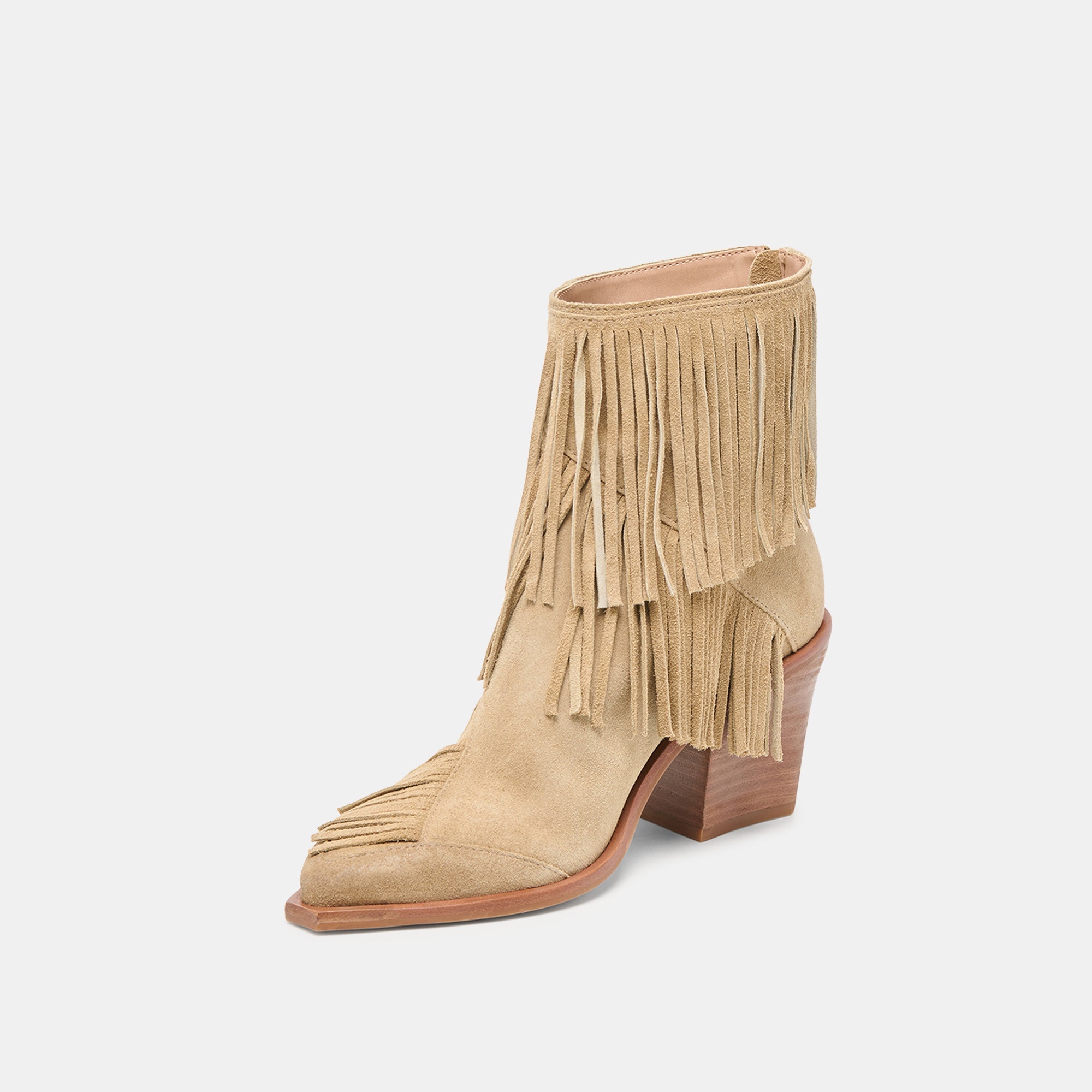 TOREY BOOTIES DK TAUPE SUEDE