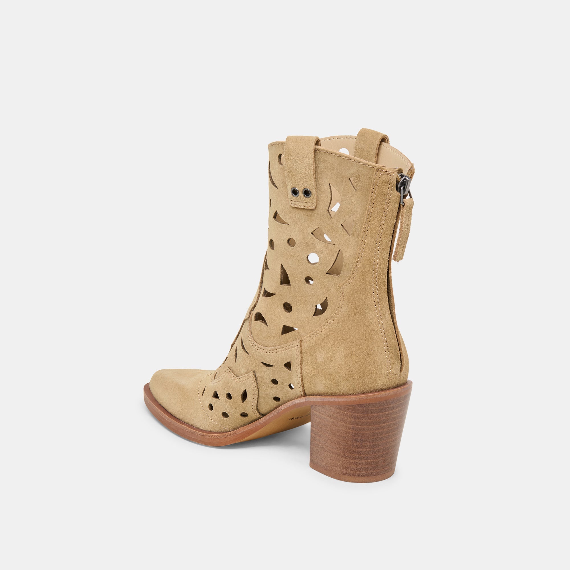 ZENOBI BOOTIES DK TAUPE SUEDE