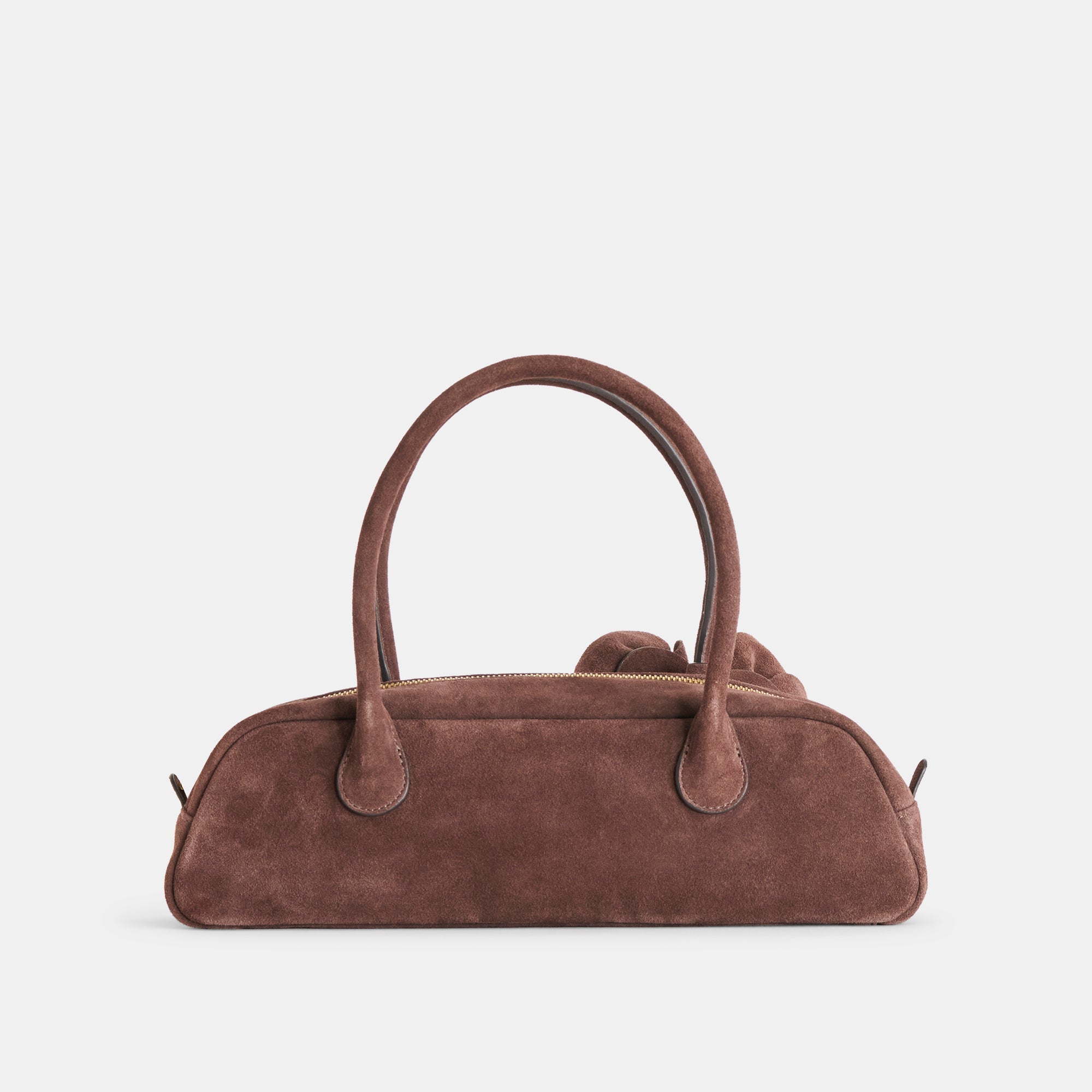 BORACAY SHOULDER BAG CHOCOLATE SUEDE