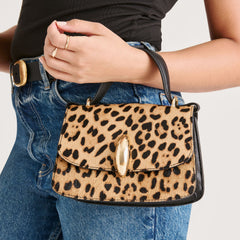 LUCIA CROSSBODY LEOPARD CALF HAIR