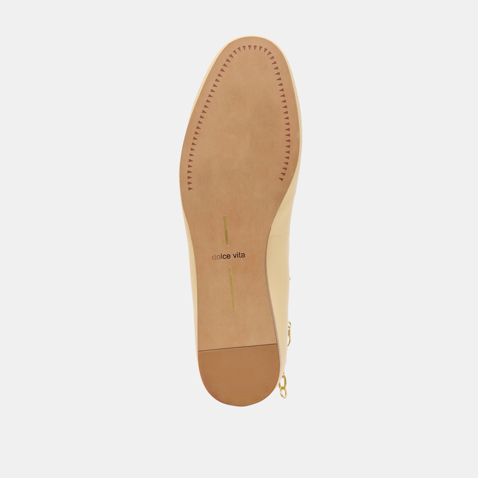 BAIDEN BALLET FLATS WARM NATURAL LEATHER
