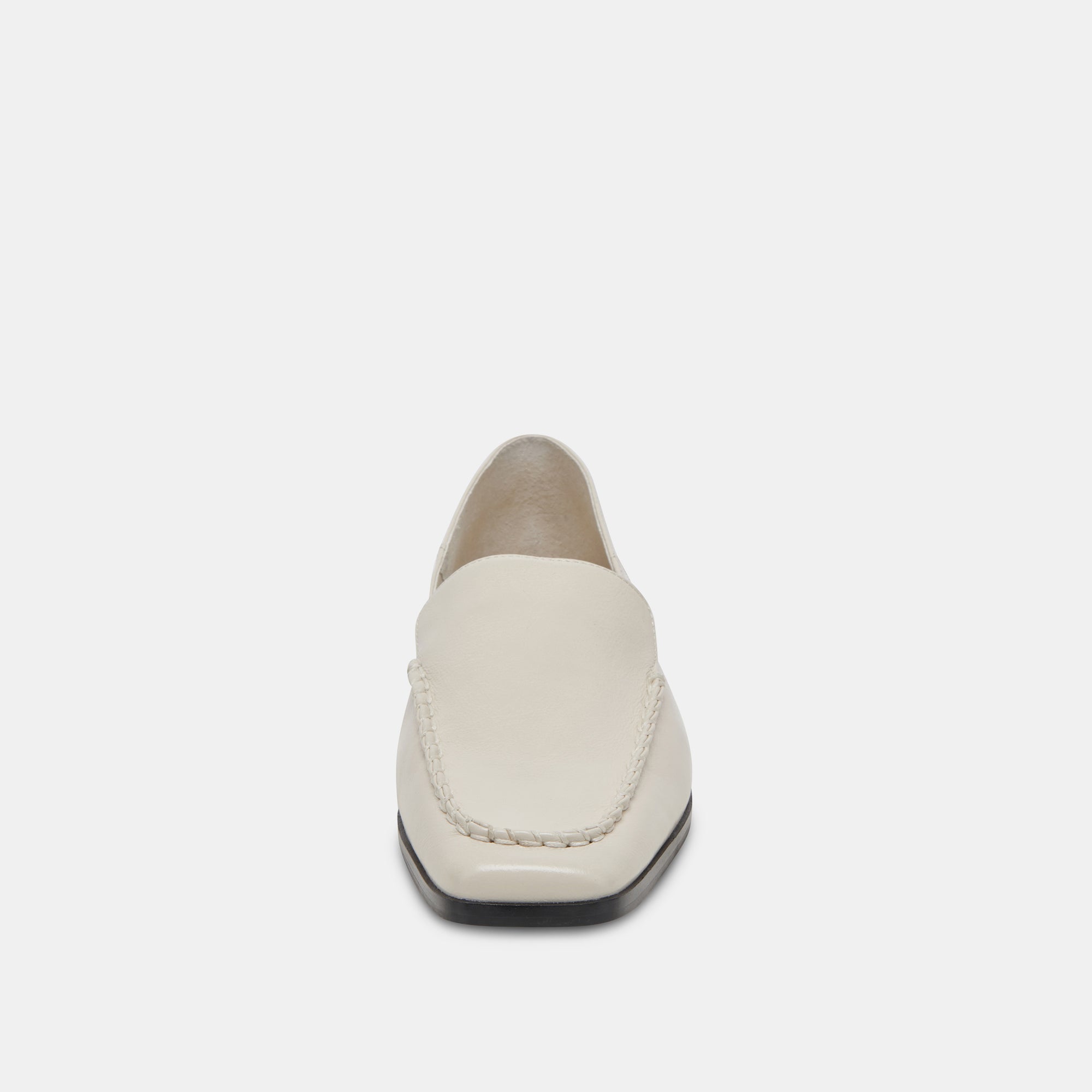 BENY FLATS IVORY CRINKLE PATENT - re:vita