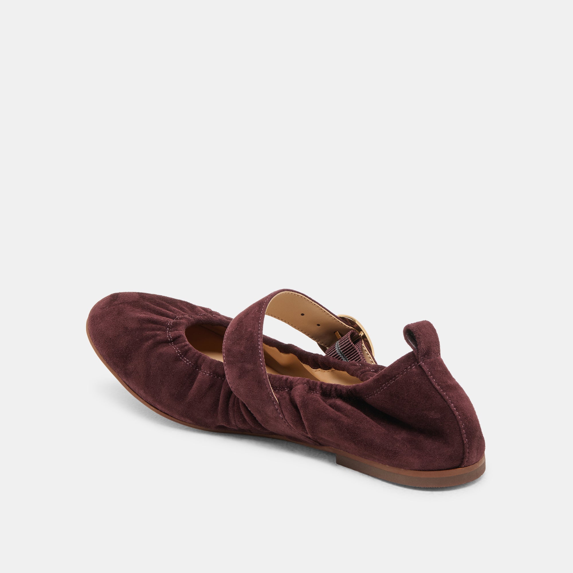 CAELY BALLET FLATS MULBERRY SUEDE