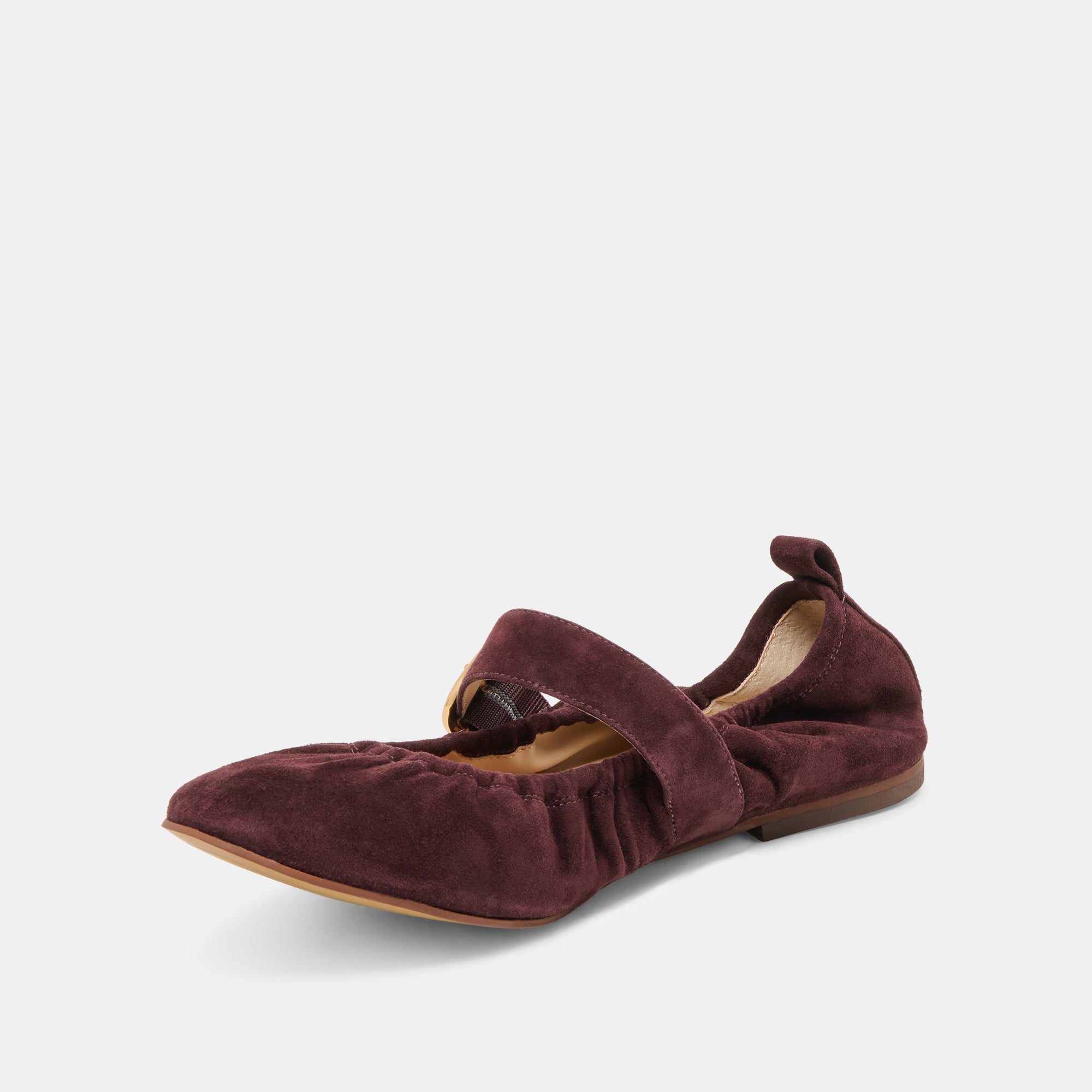 CAELY BALLET FLATS MULBERRY SUEDE