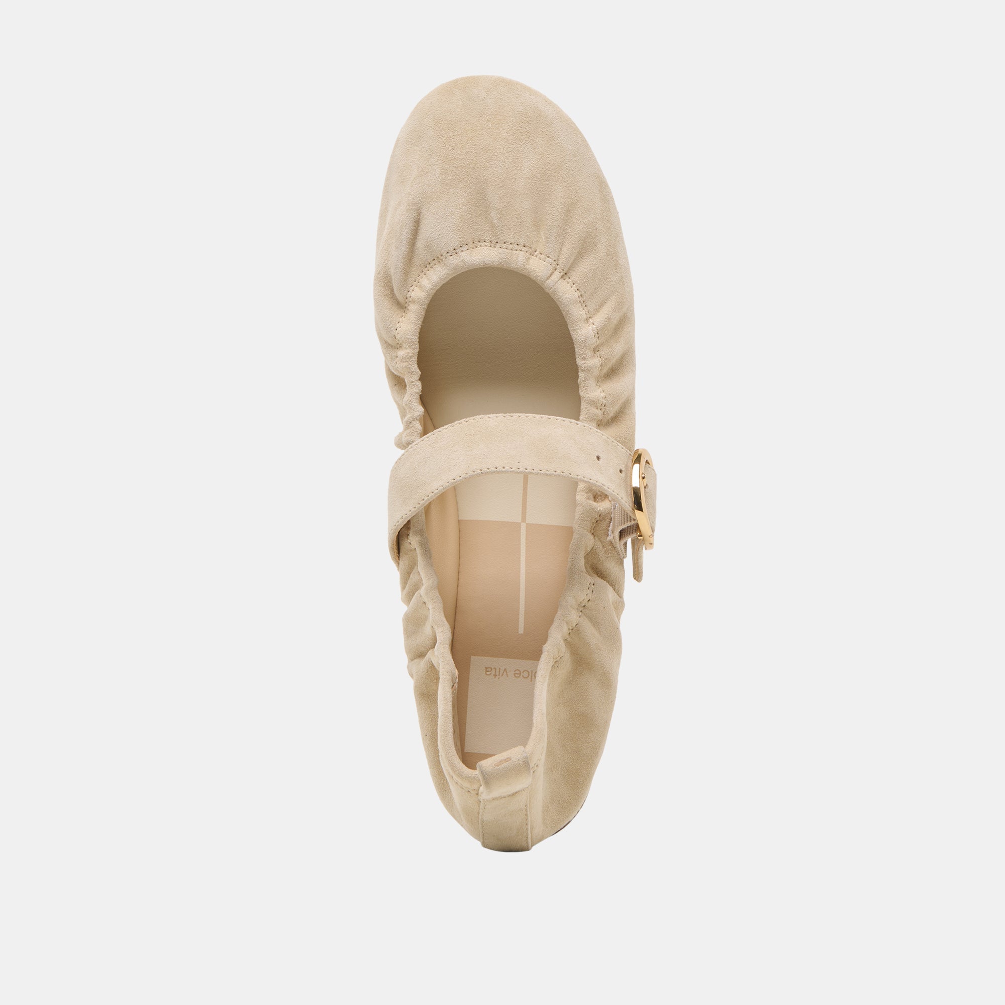 CAELY BALLET FLATS SESAME SUEDE