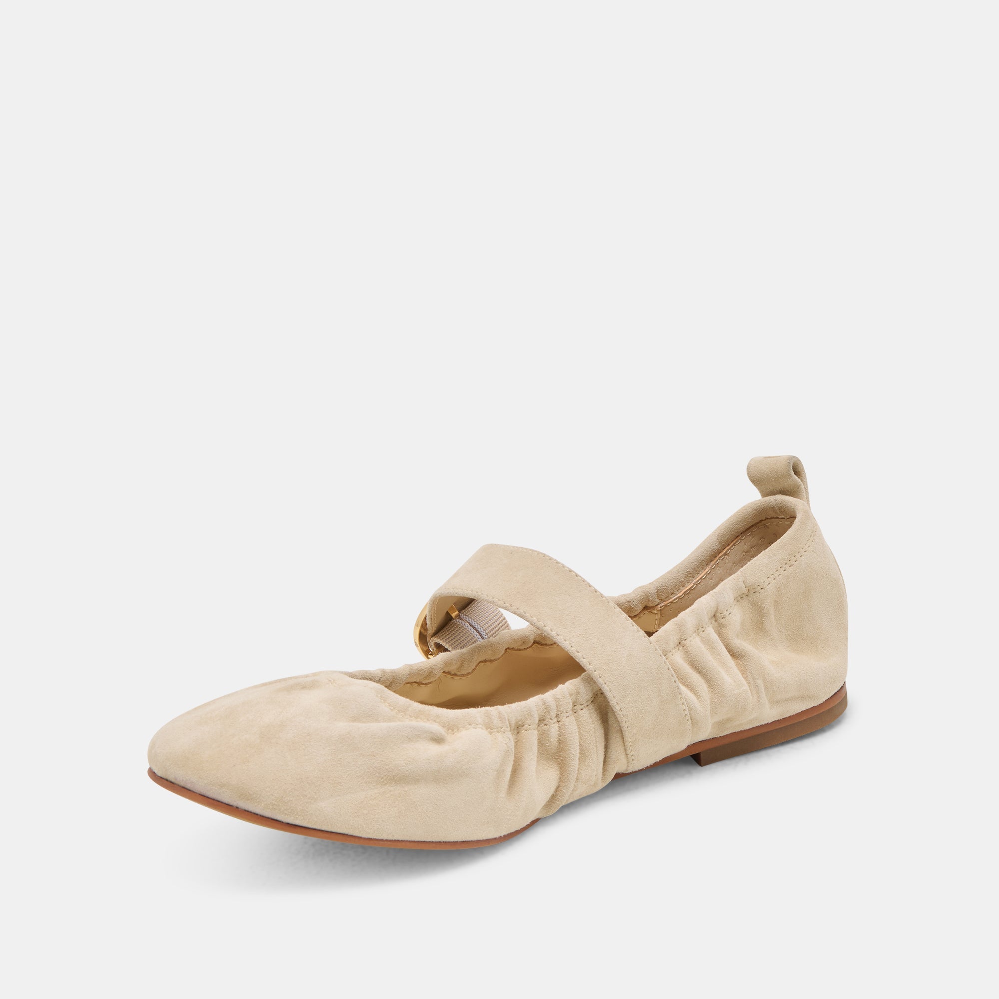 CAELY BALLET FLATS SESAME SUEDE
