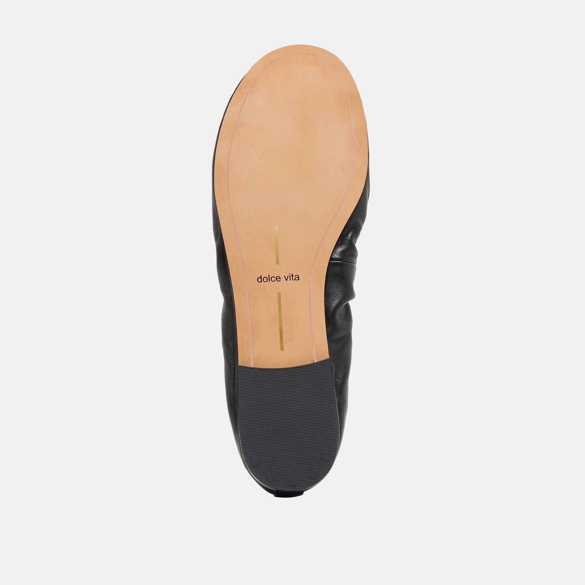 CONRAD BALLET FLATS BLACK LEATHER
