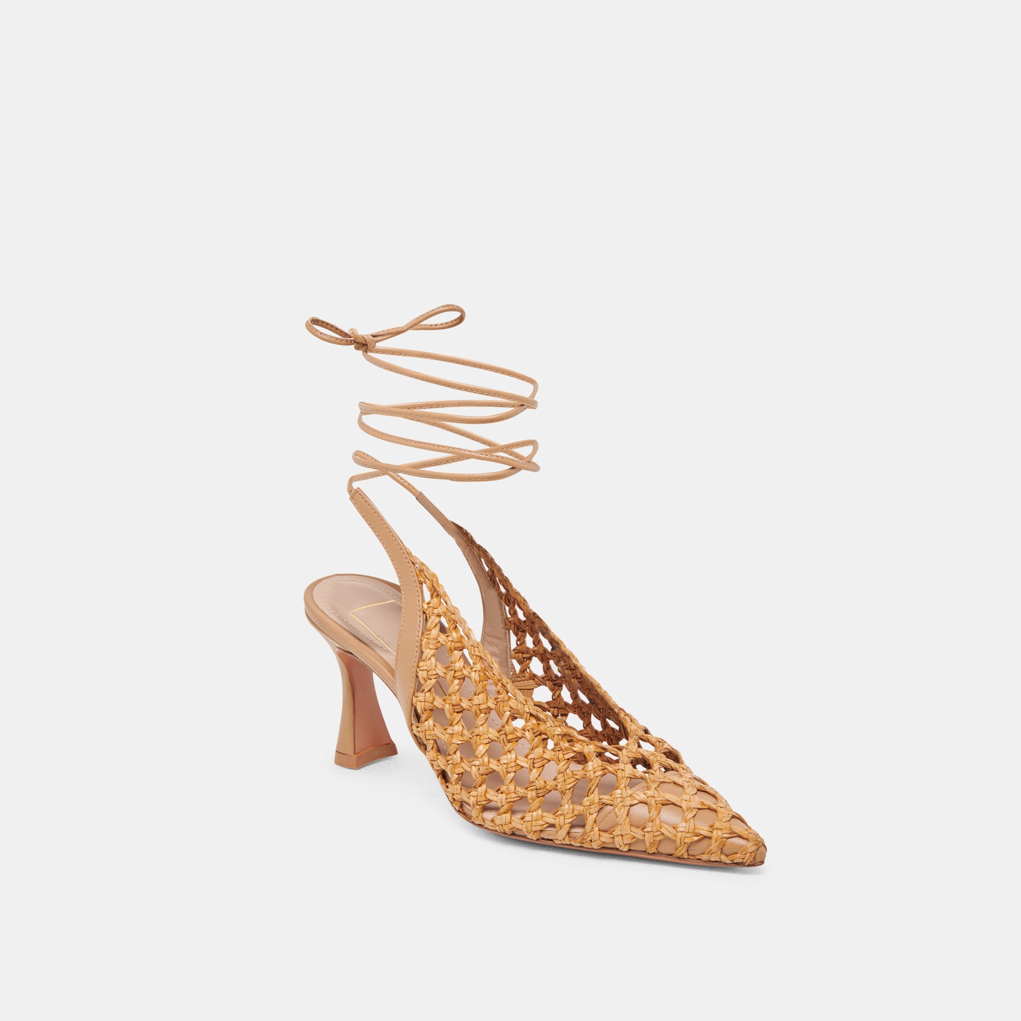 GESICA HEELS NATURAL WOVEN