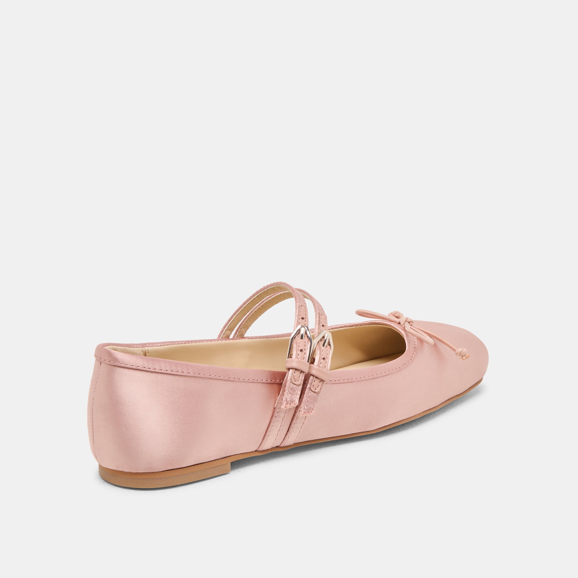 GIBSEN BALLET FLATS BLUSH SATIN