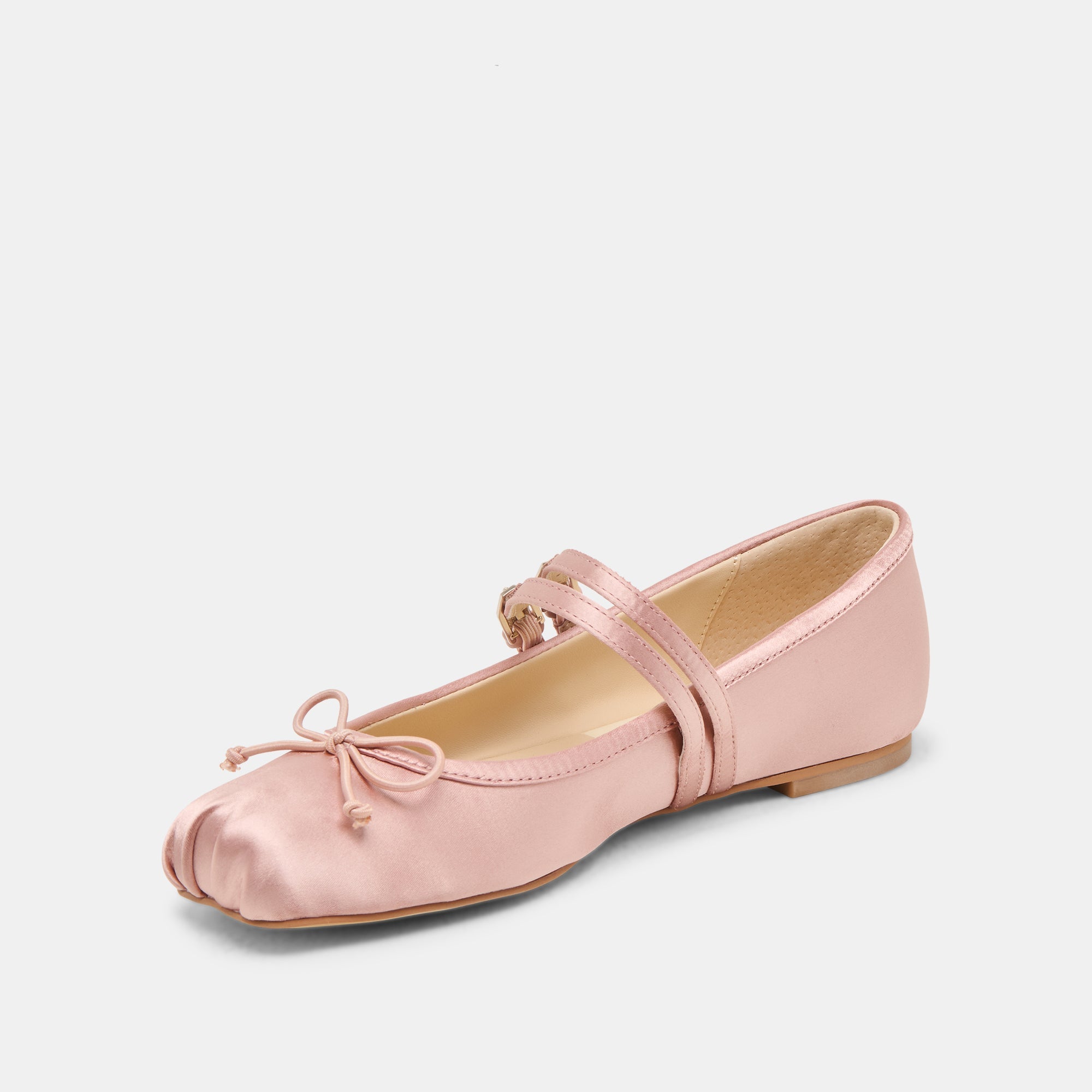 GIBSEN BALLET FLATS BLUSH SATIN