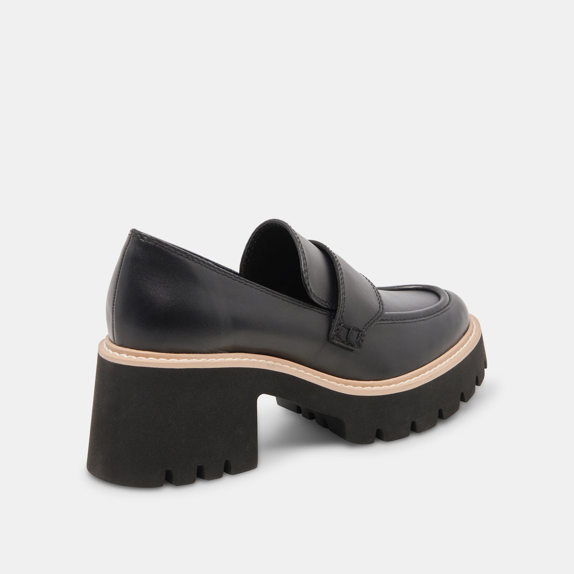 HALONA LOAFERS ONYX LEATHER - re:vita
