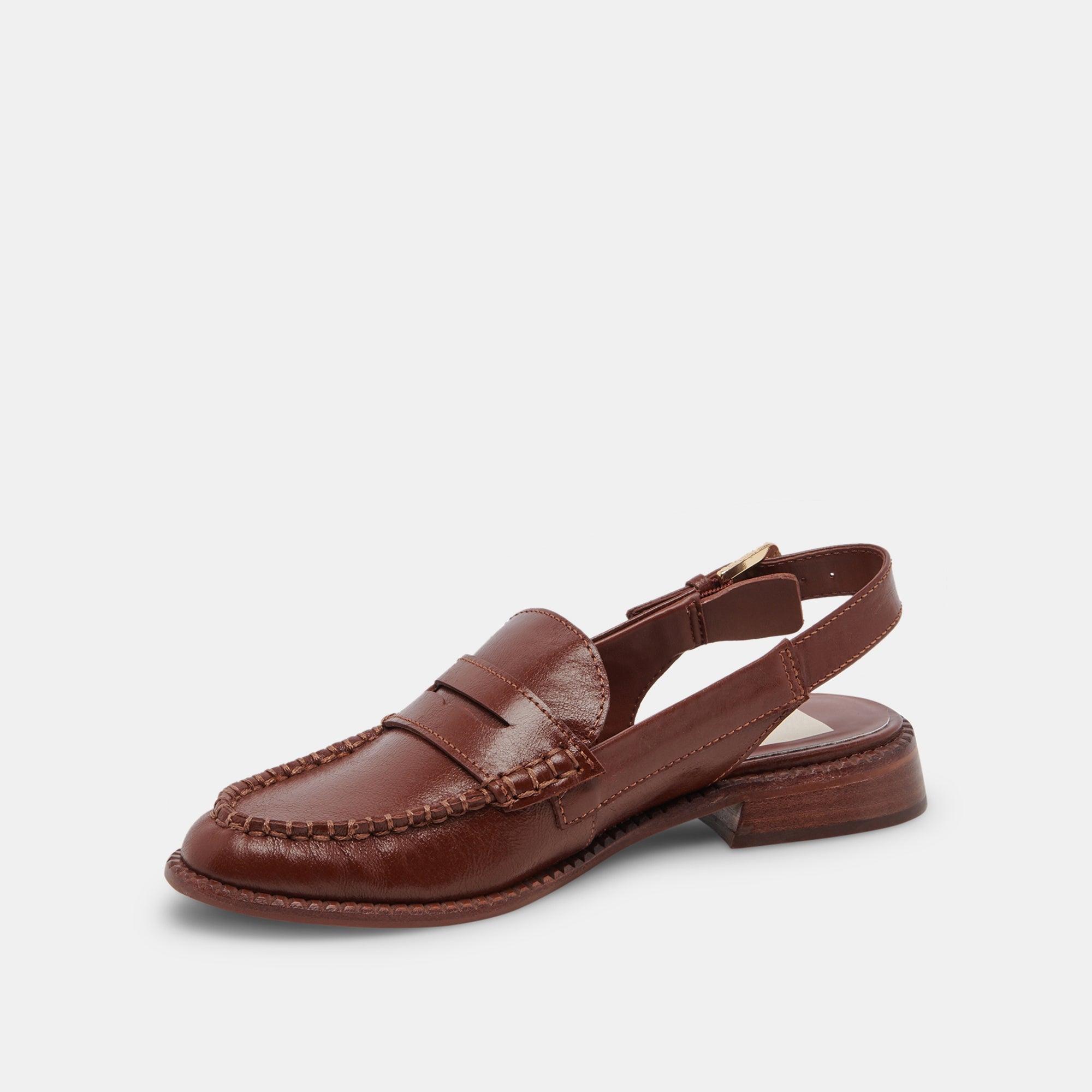 HARDI LOAFERS BROWN CRINKLE PATENT - re:vita