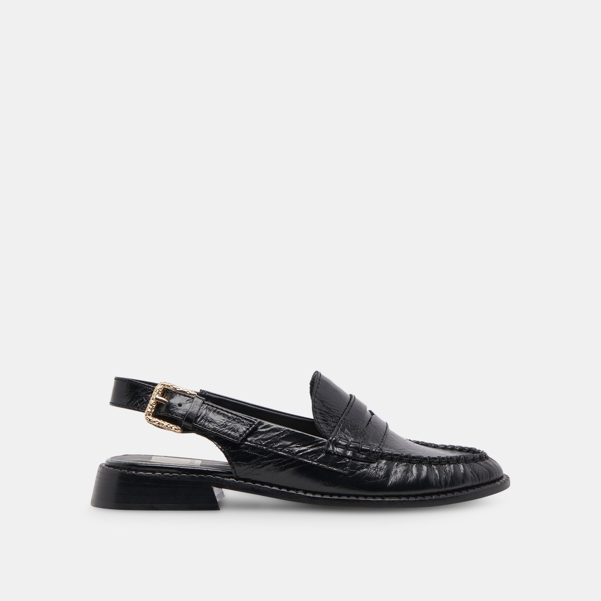 HARDI LOAFERS MIDNIGHT CRINKLE PATENT - re:vita