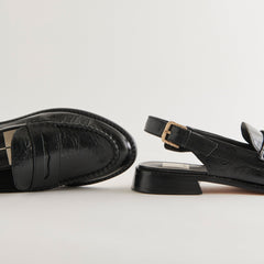 HARDI LOAFERS MIDNIGHT CRINKLE PATENT - re:vita