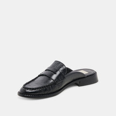 HAVAN LOAFERS MIDNIGHT CRINKLE PATENT - re:vita