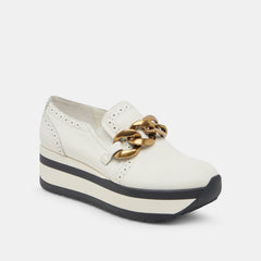 JHENEE SNEAKERS WHITE LEATHER - re:vita