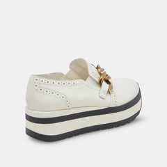 JHENEE SNEAKERS WHITE LEATHER - re:vita