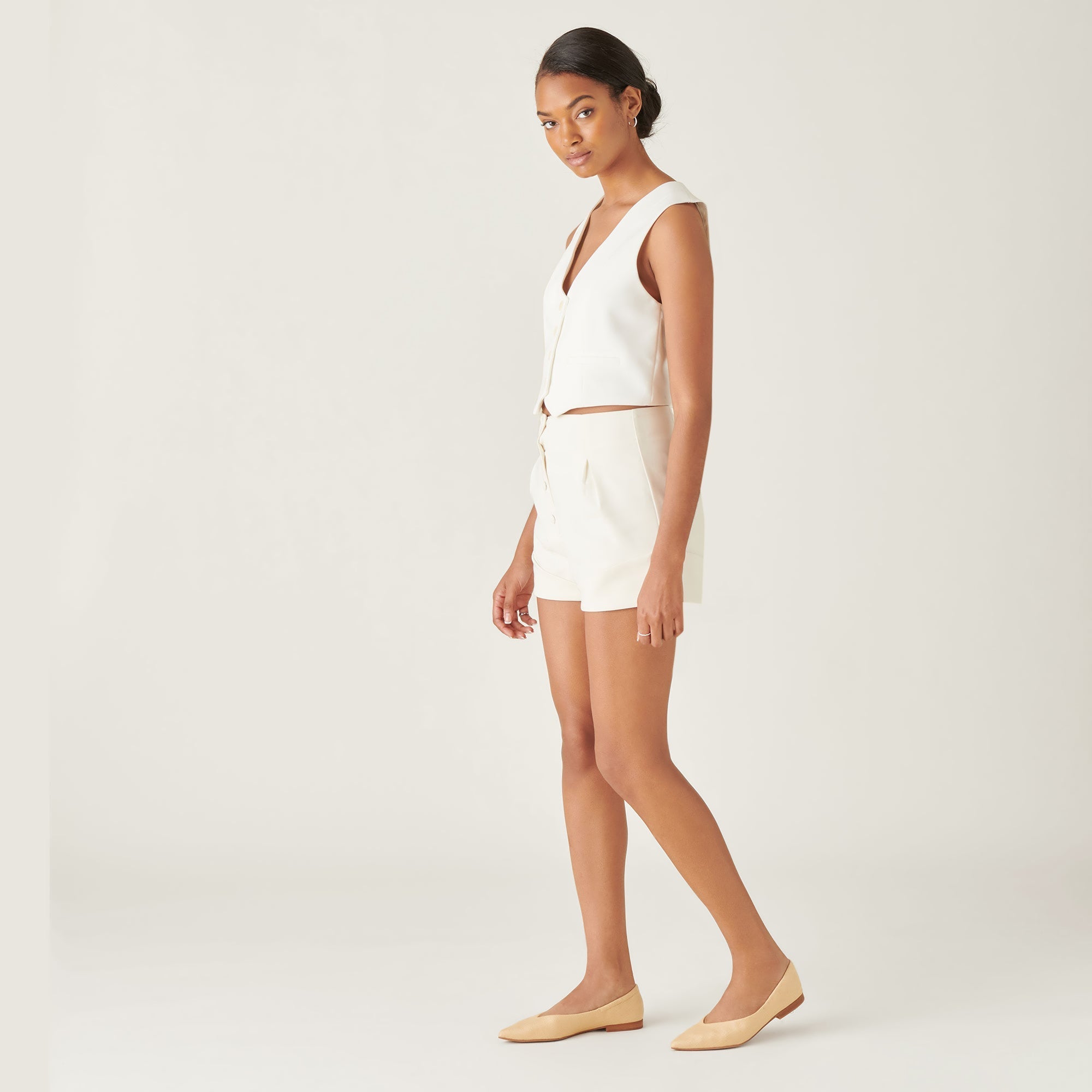 NADAV BALLET FLATS LT NATURAL RAFFIA - re:vita