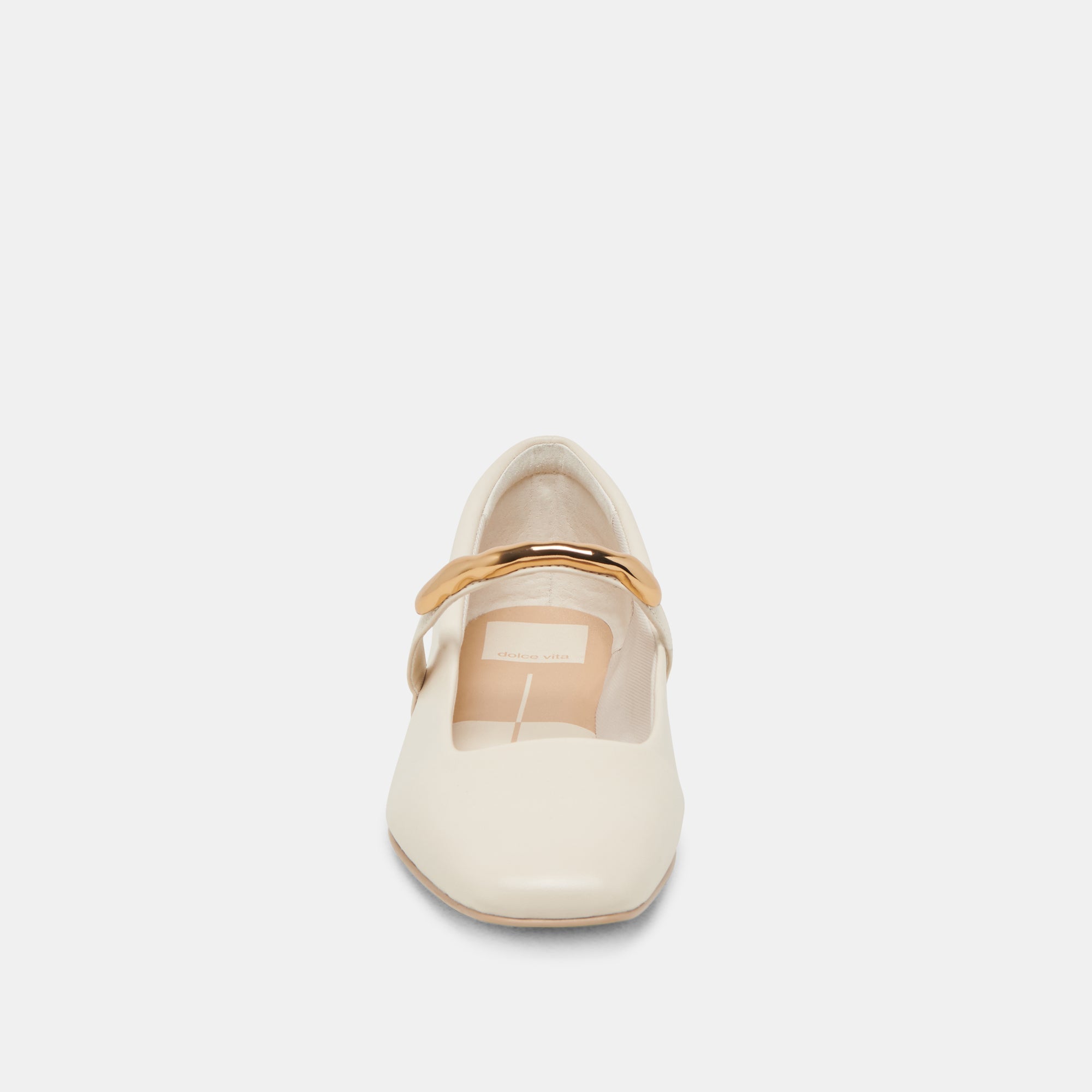 RADYA BALLET FLATS CREME LEATHER