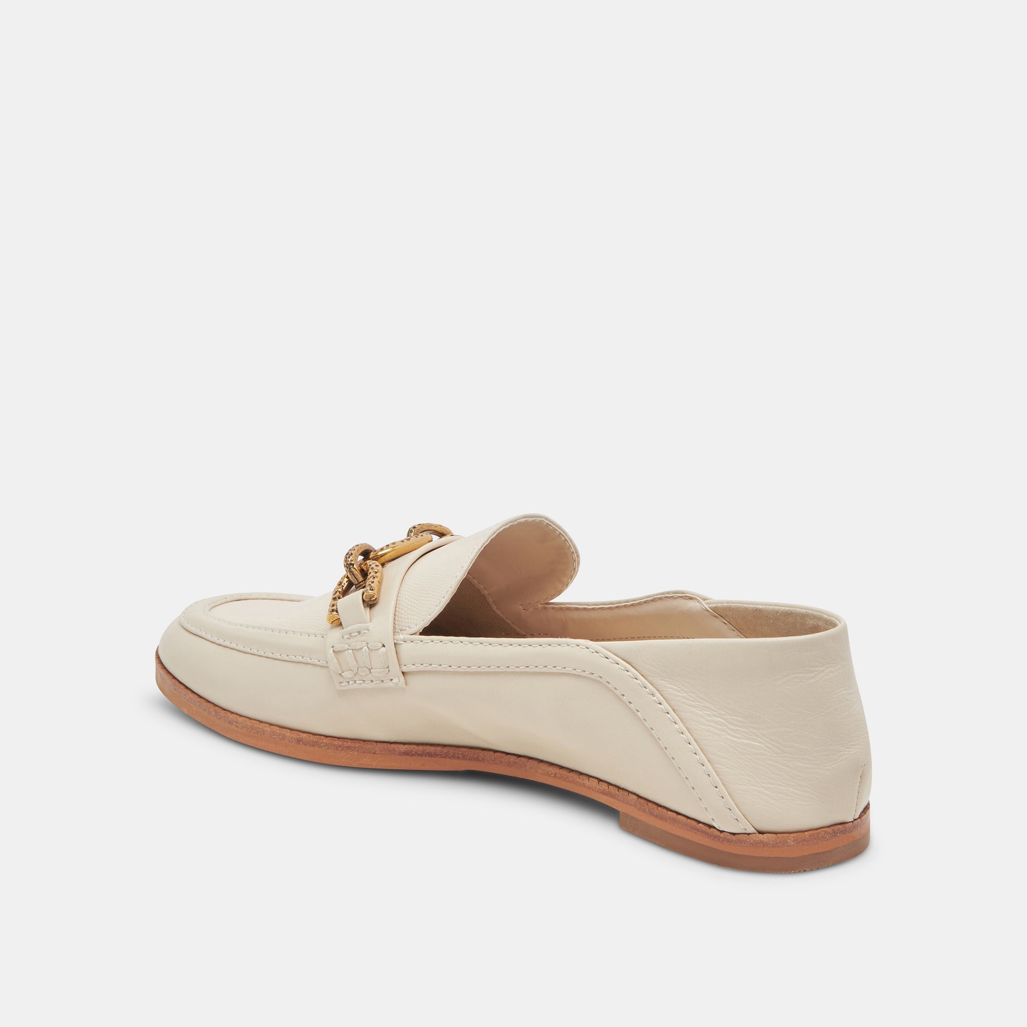 REIGN FLATS IVORY LEATHER - re:vita