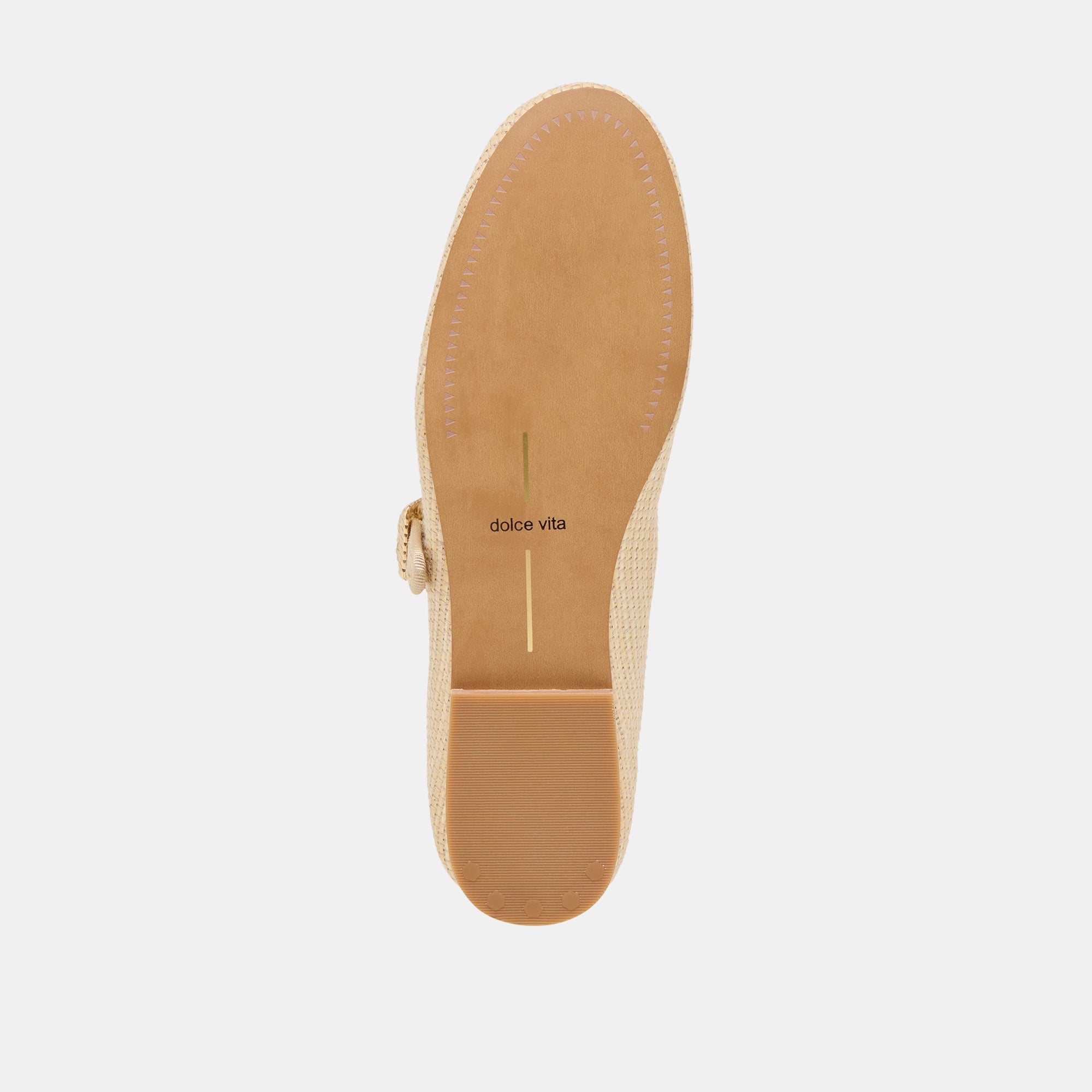 RELAN BALLET FLATS LT NATURAL RAFFIA