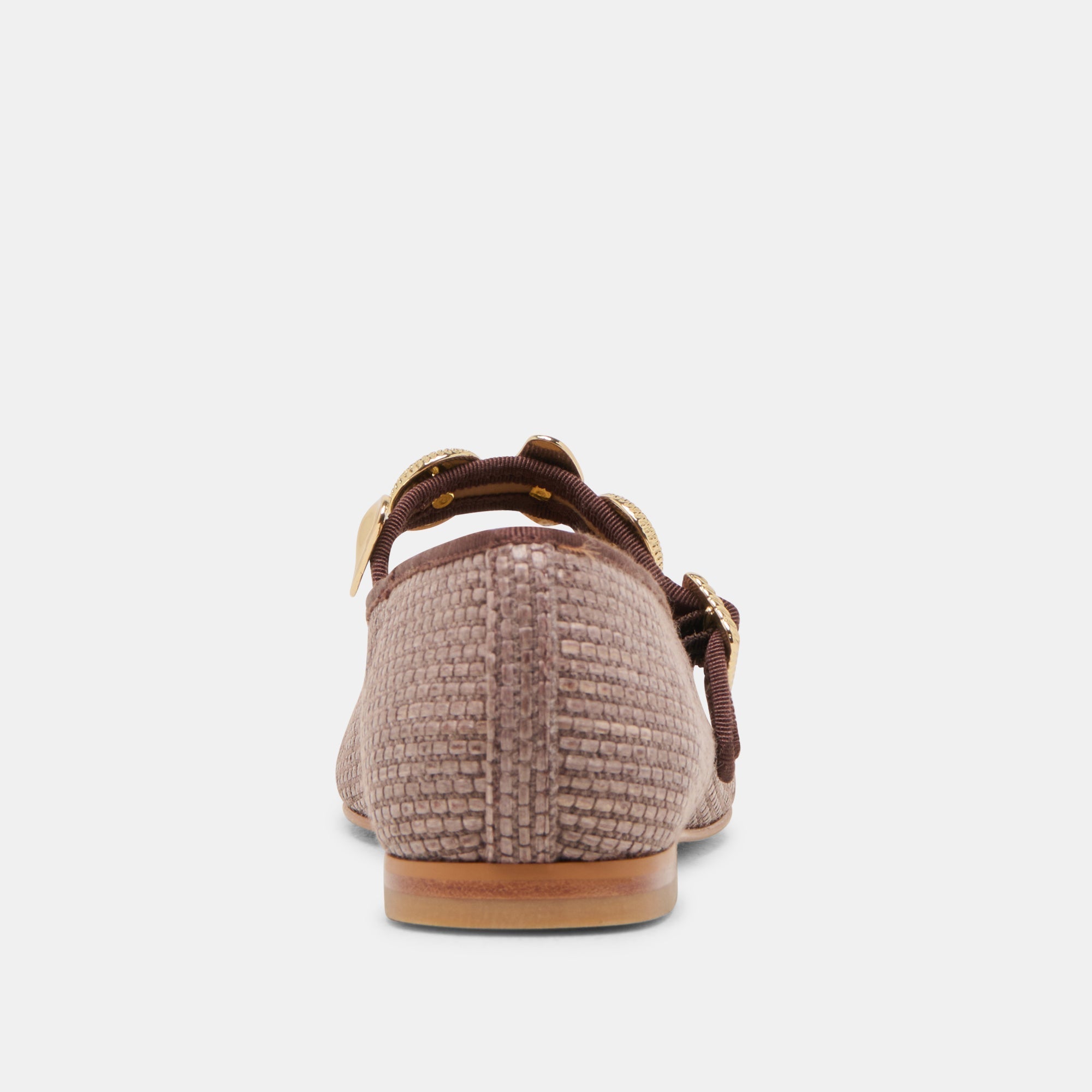 RELAN BALLET FLATS WALNUT RAFFIA - re:vita