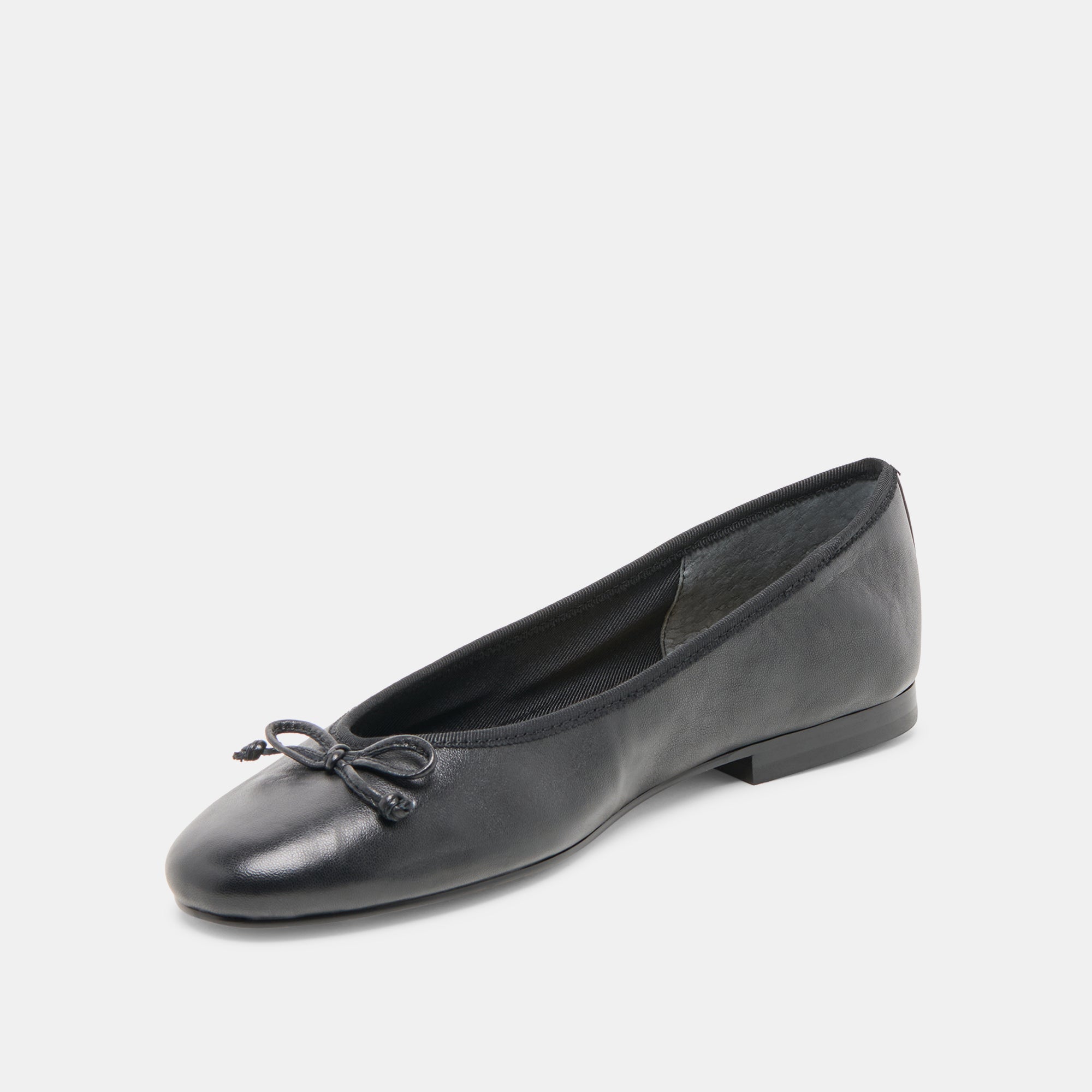 RITLA BALLET FLATS BLACK LEATHER