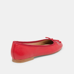 RITLA BALLET FLATS CHERRY LEATHER