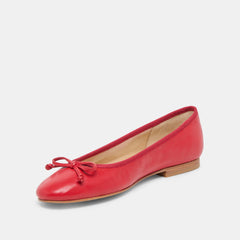 RITLA BALLET FLATS CHERRY LEATHER
