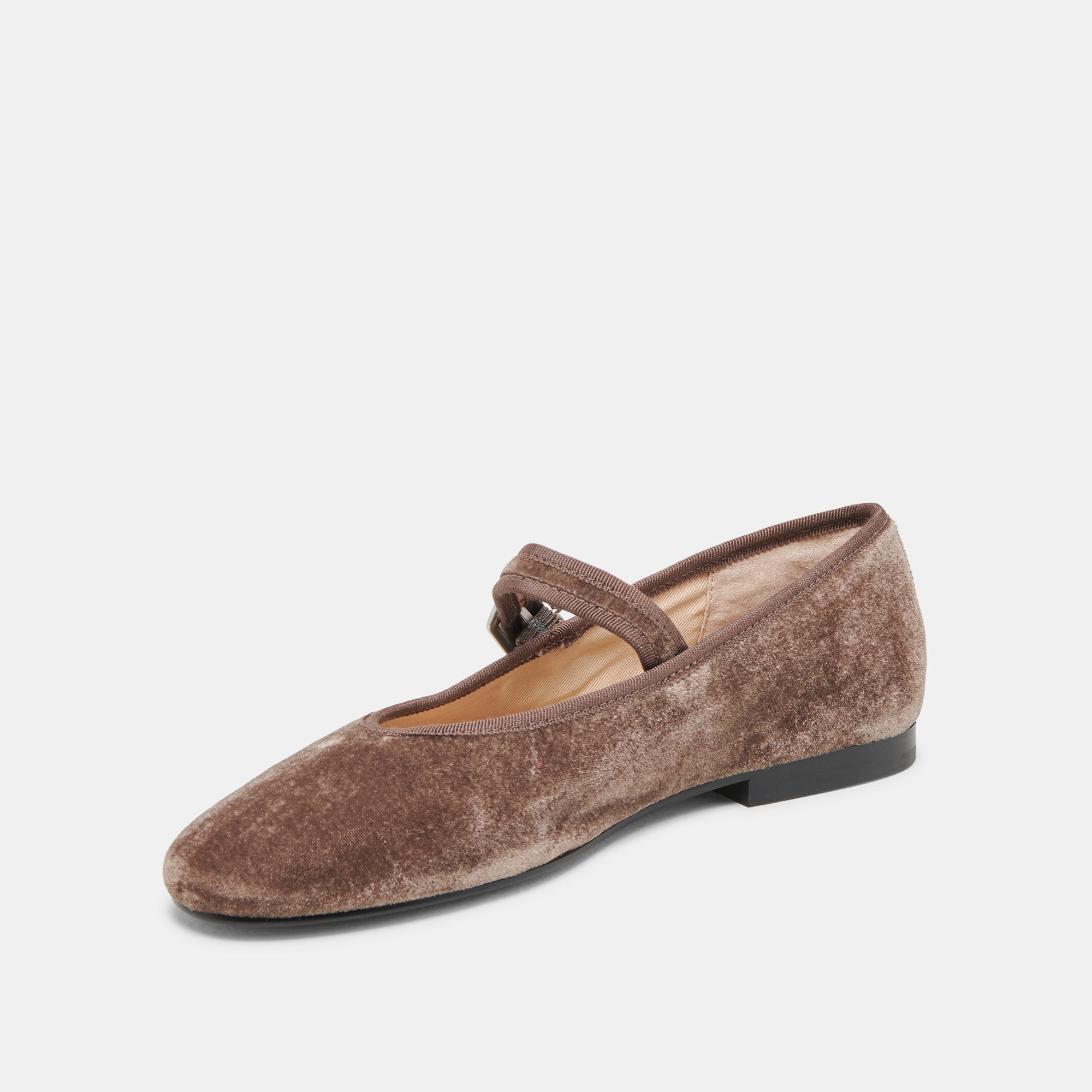 ROSLYN BALLET FLATS SMOKE VELVET