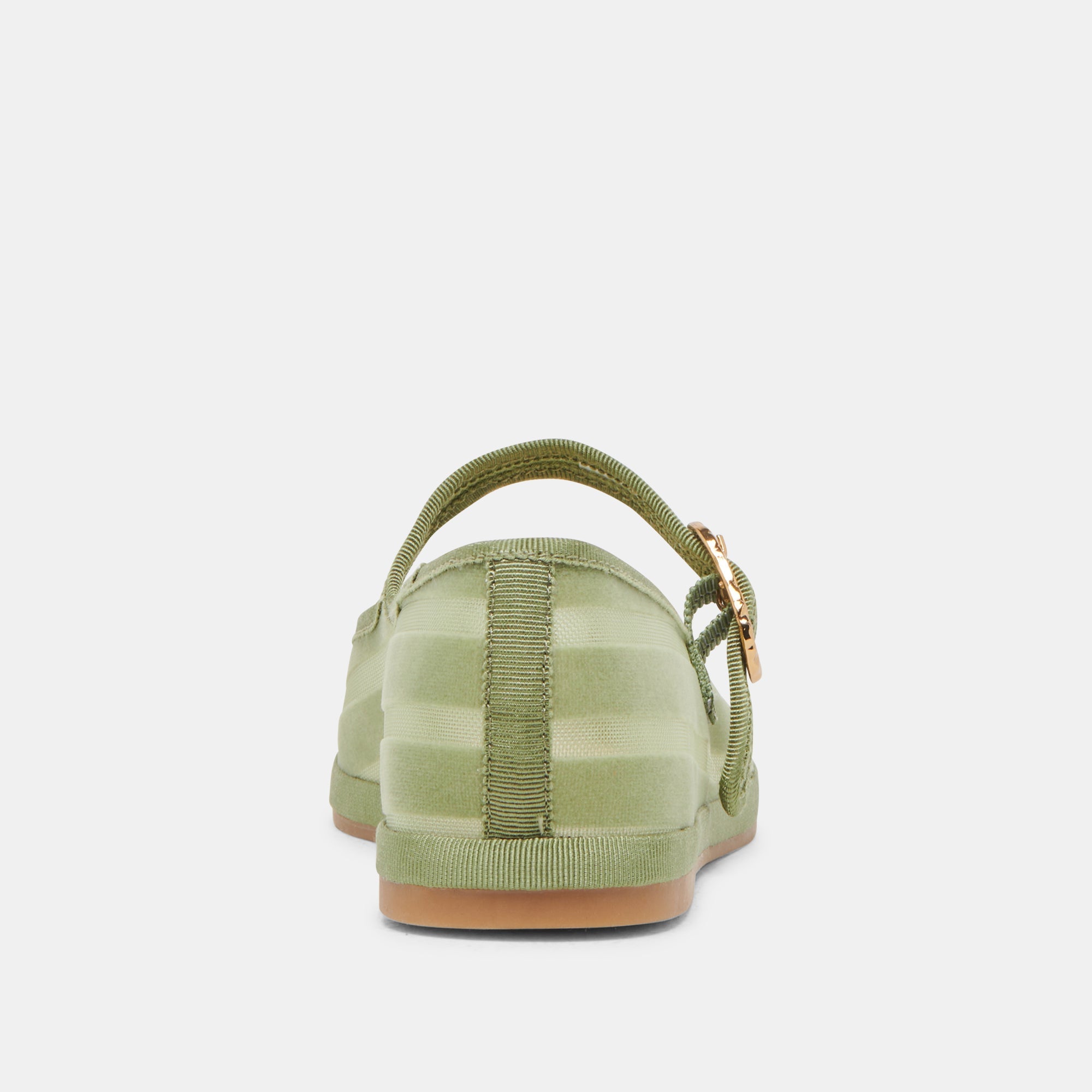 TAMEKA BALLET FLATS JADE STRIPE MESH