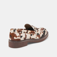 TIGGY LOAFERS COCOA TAURUS CALF HAIR