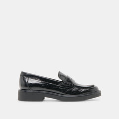 TIGGY LOAFERS MIDNIGHT CRINKLE PATENT