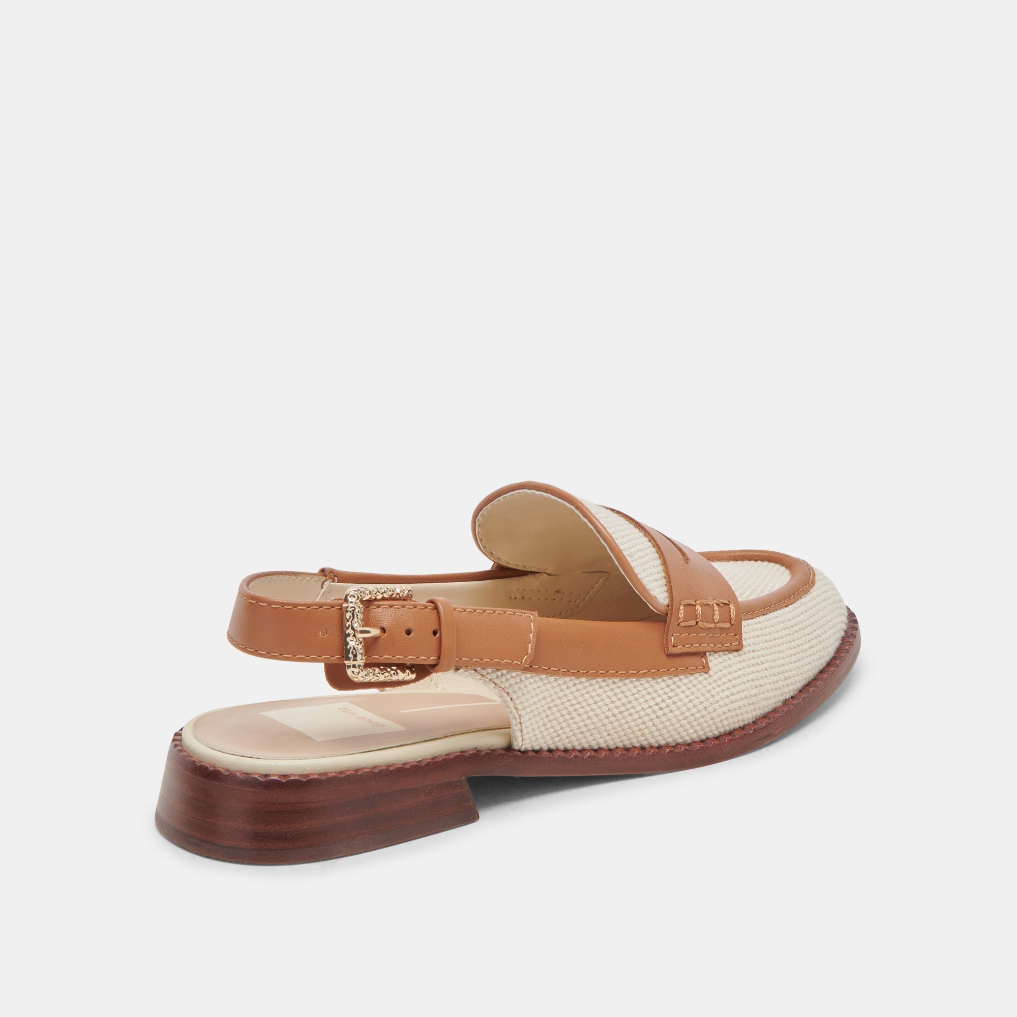 HARDI LOAFERS TAN MULTI CANVAS - re:vita