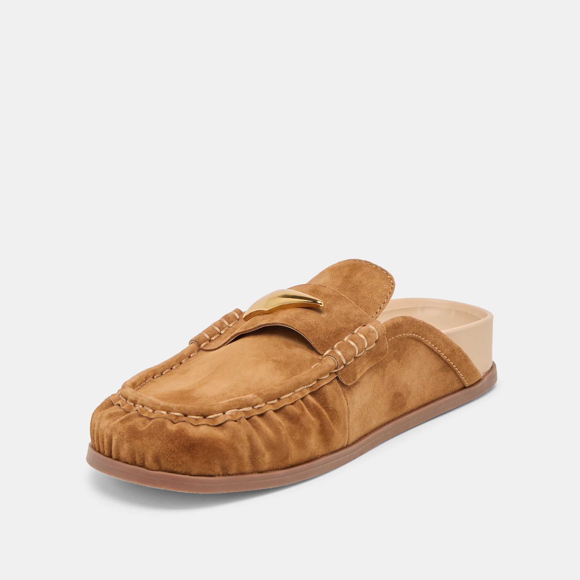 JODERO FLATS LT BROWN SUEDE
