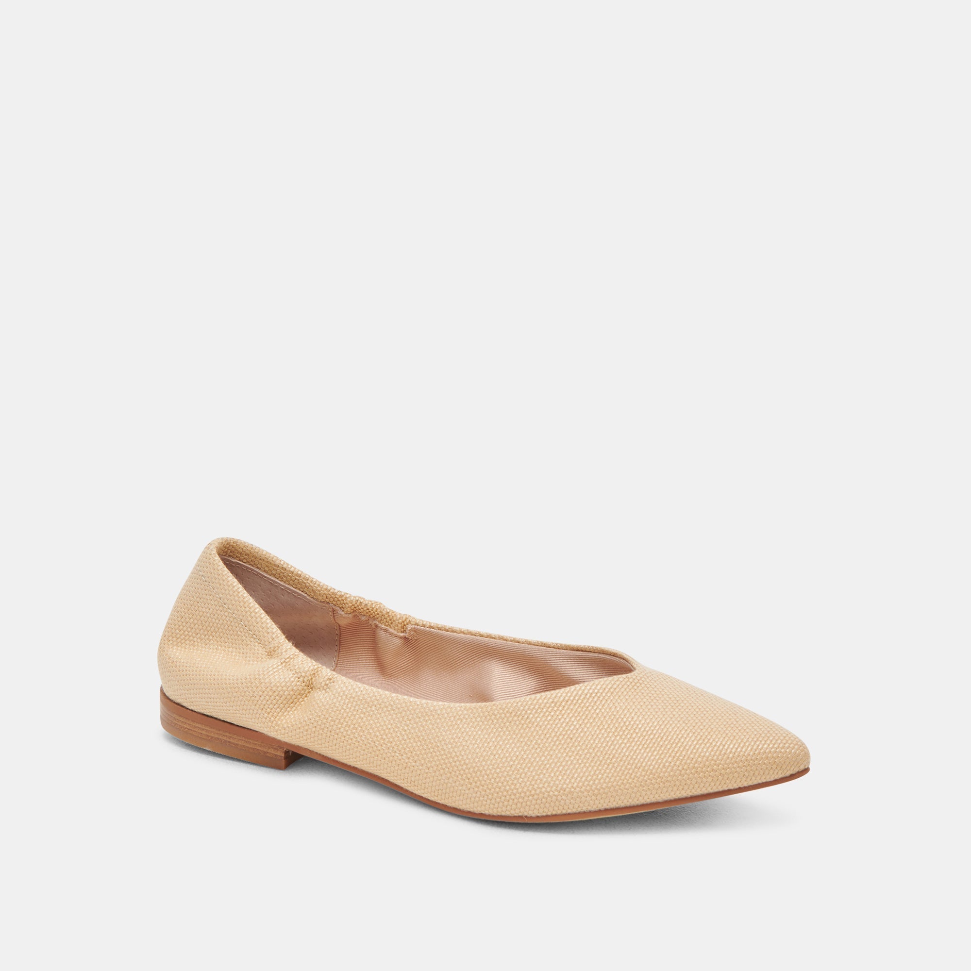 NADAV BALLET FLATS LT NATURAL RAFFIA - re:vita