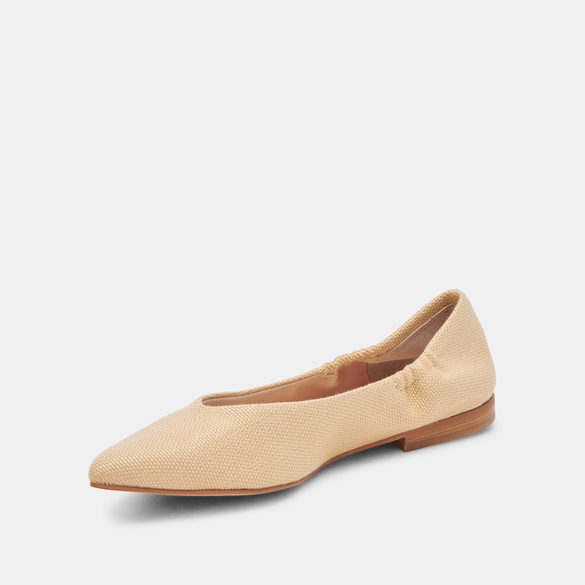 NADAV BALLET FLATS LT NATURAL RAFFIA - re:vita