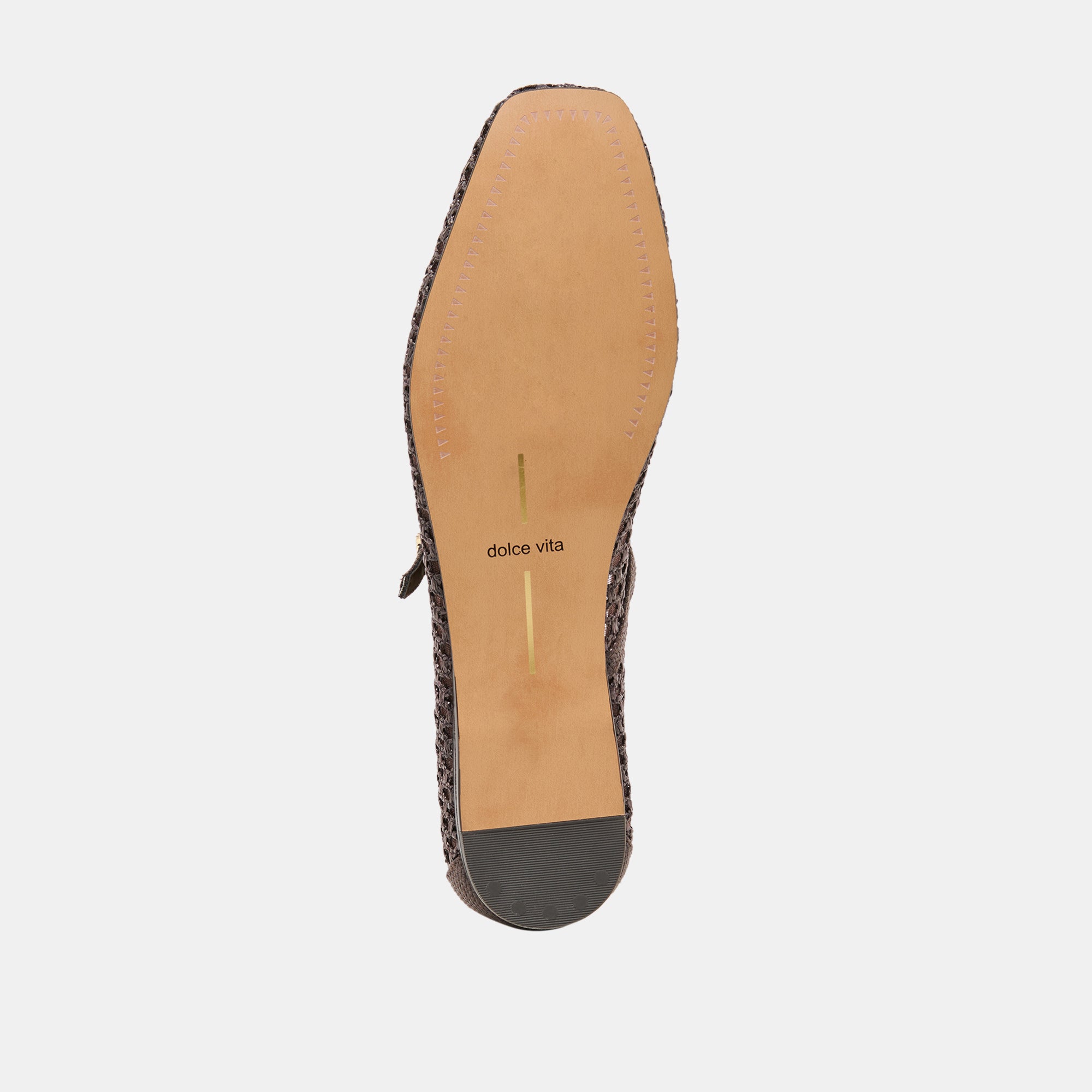 REYES BALLET FLATS CHOCOLATE WOVEN RAFFIA