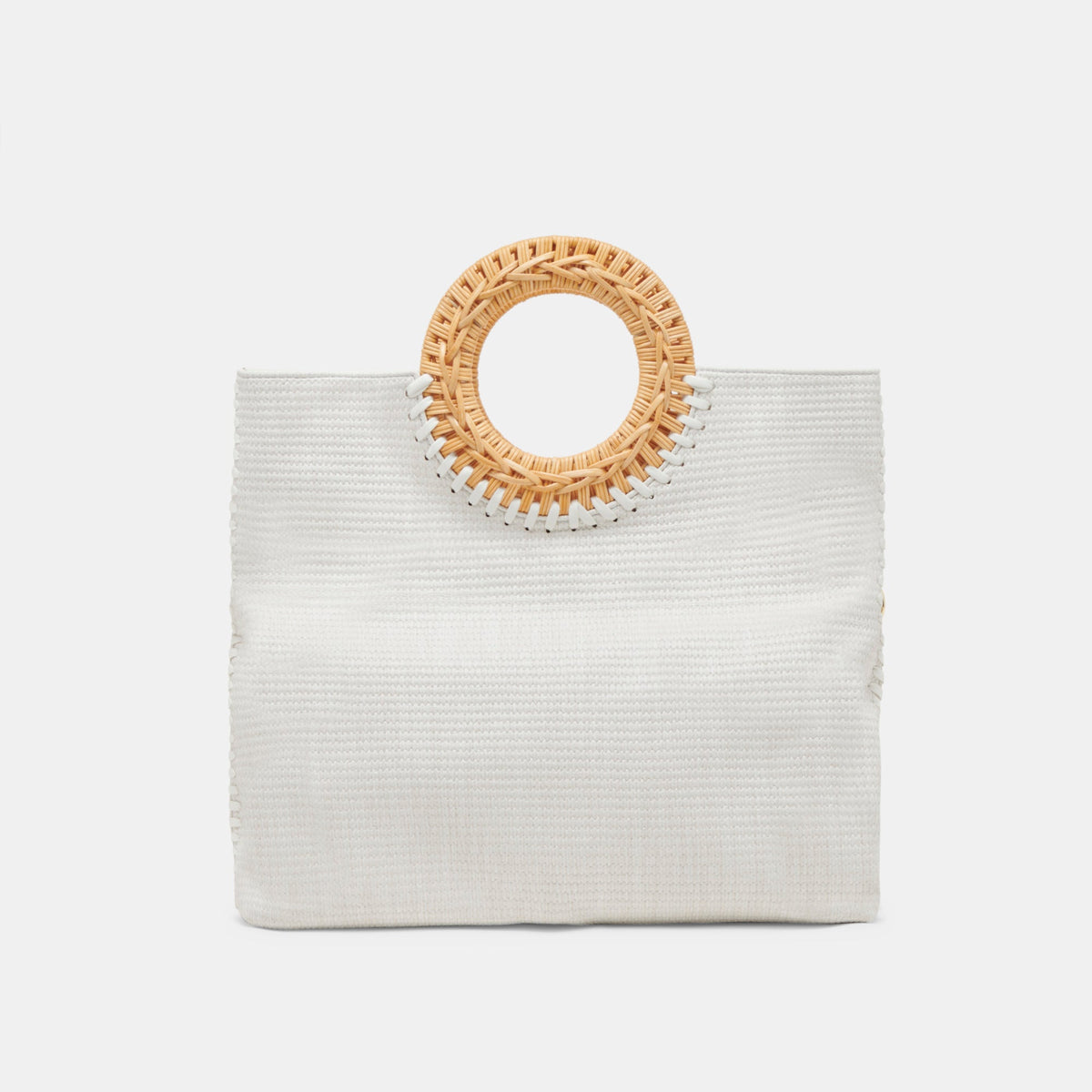 LILAH CLUTCH WHITE EMBOSSED STELLA