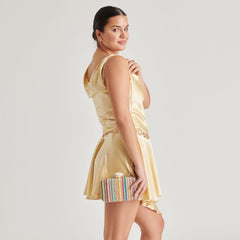 MILOS CLUTCH MULTI RAFFIA