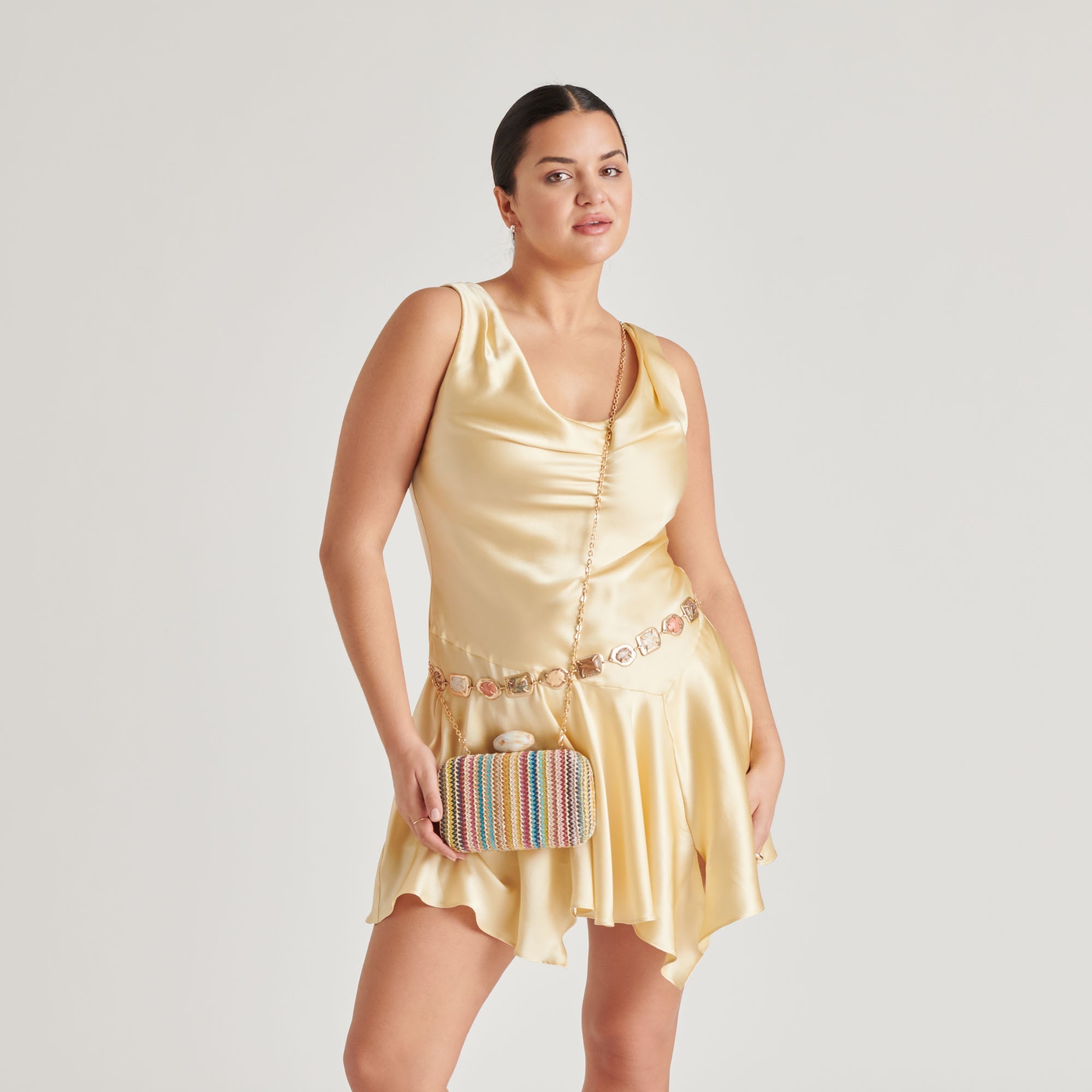 MILOS CLUTCH MULTI RAFFIA