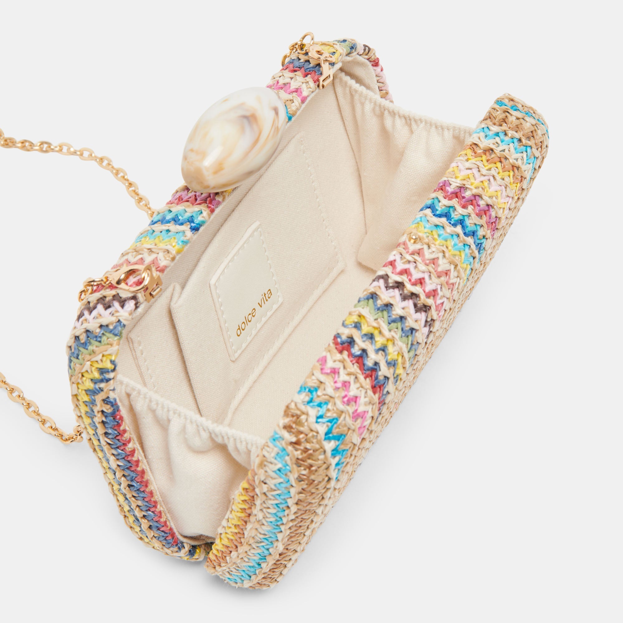 MILOS CLUTCH MULTI RAFFIA