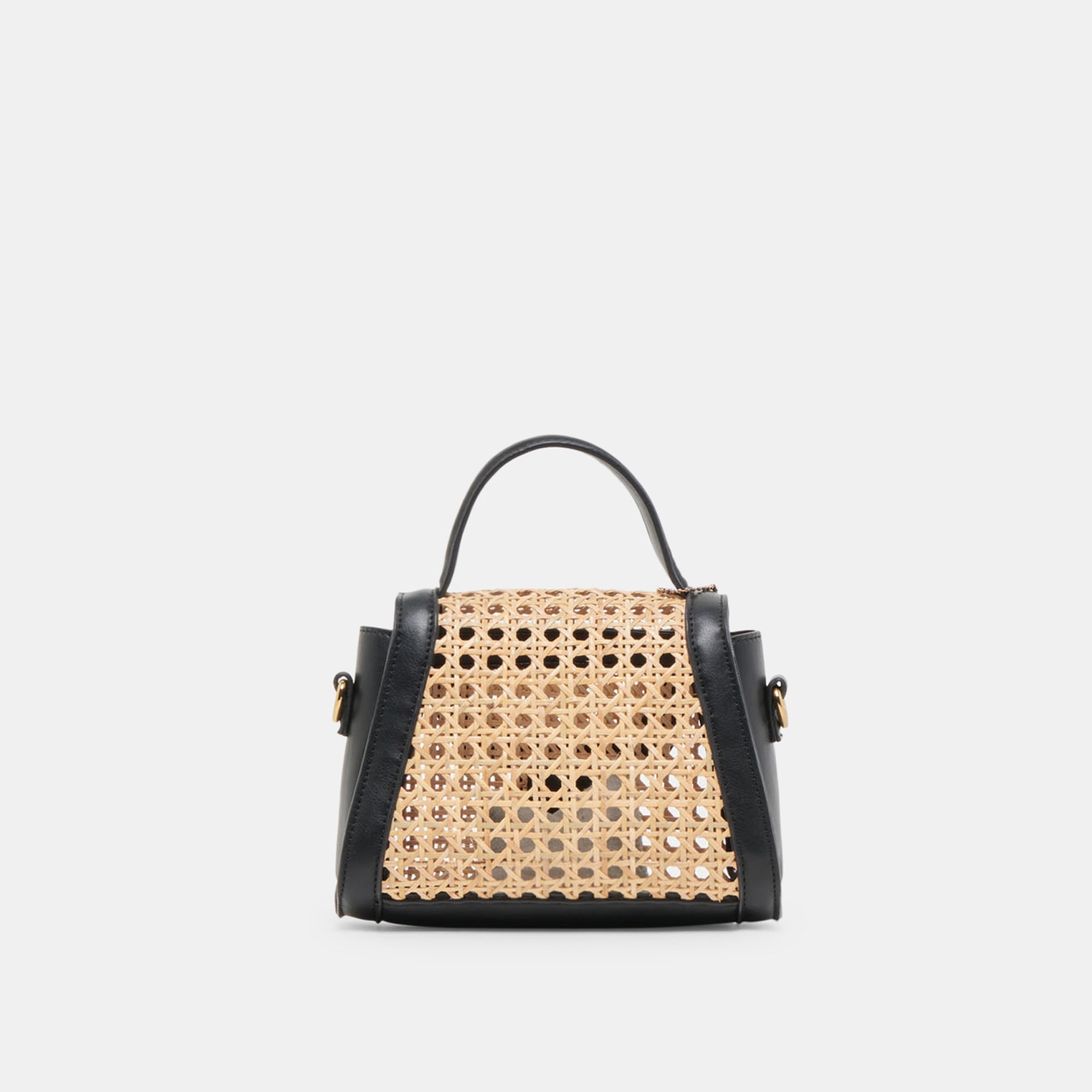 TROPEZ CROSSBODY BLACK NATURAL CANE