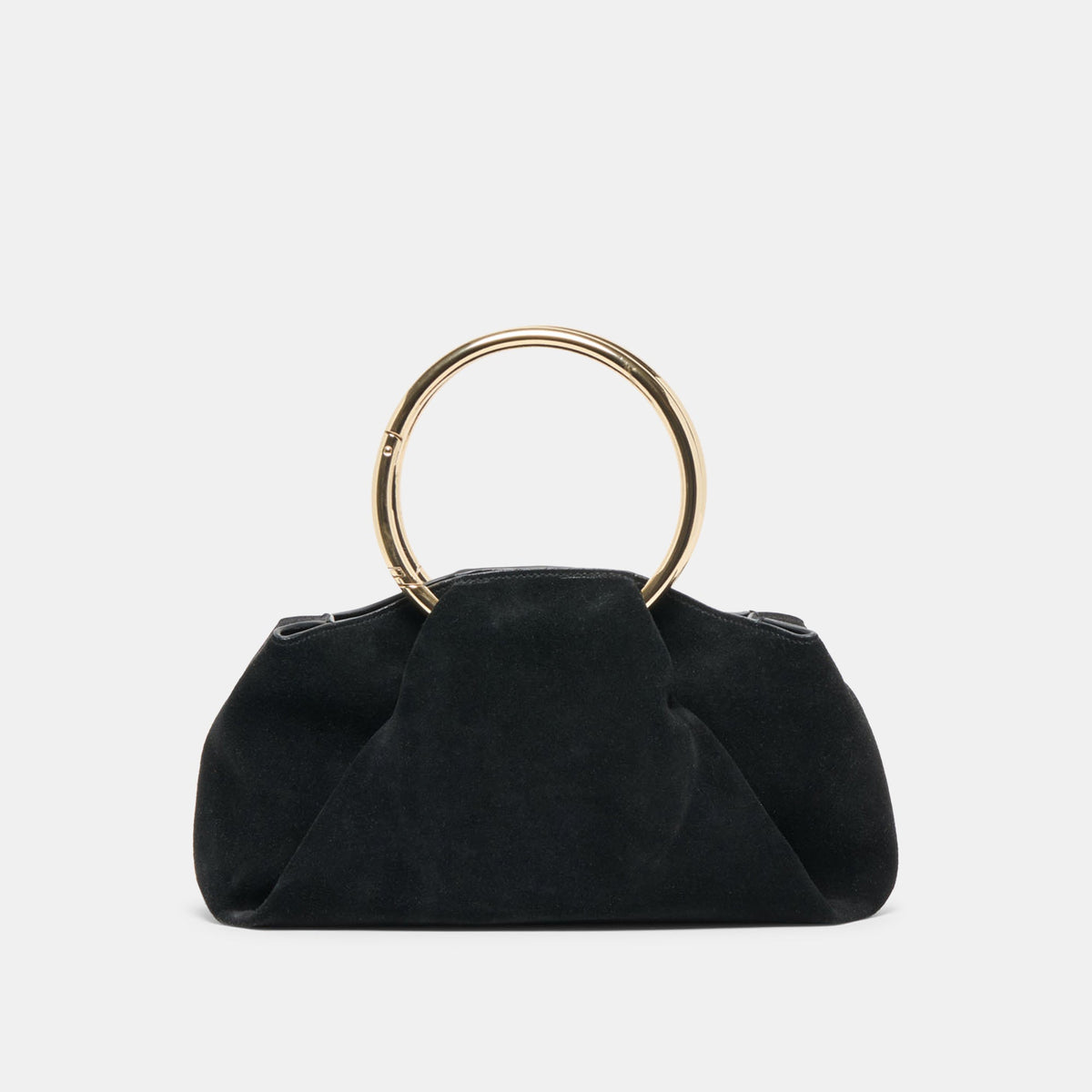 CHANNING HANDBAG BLACK SUEDE
