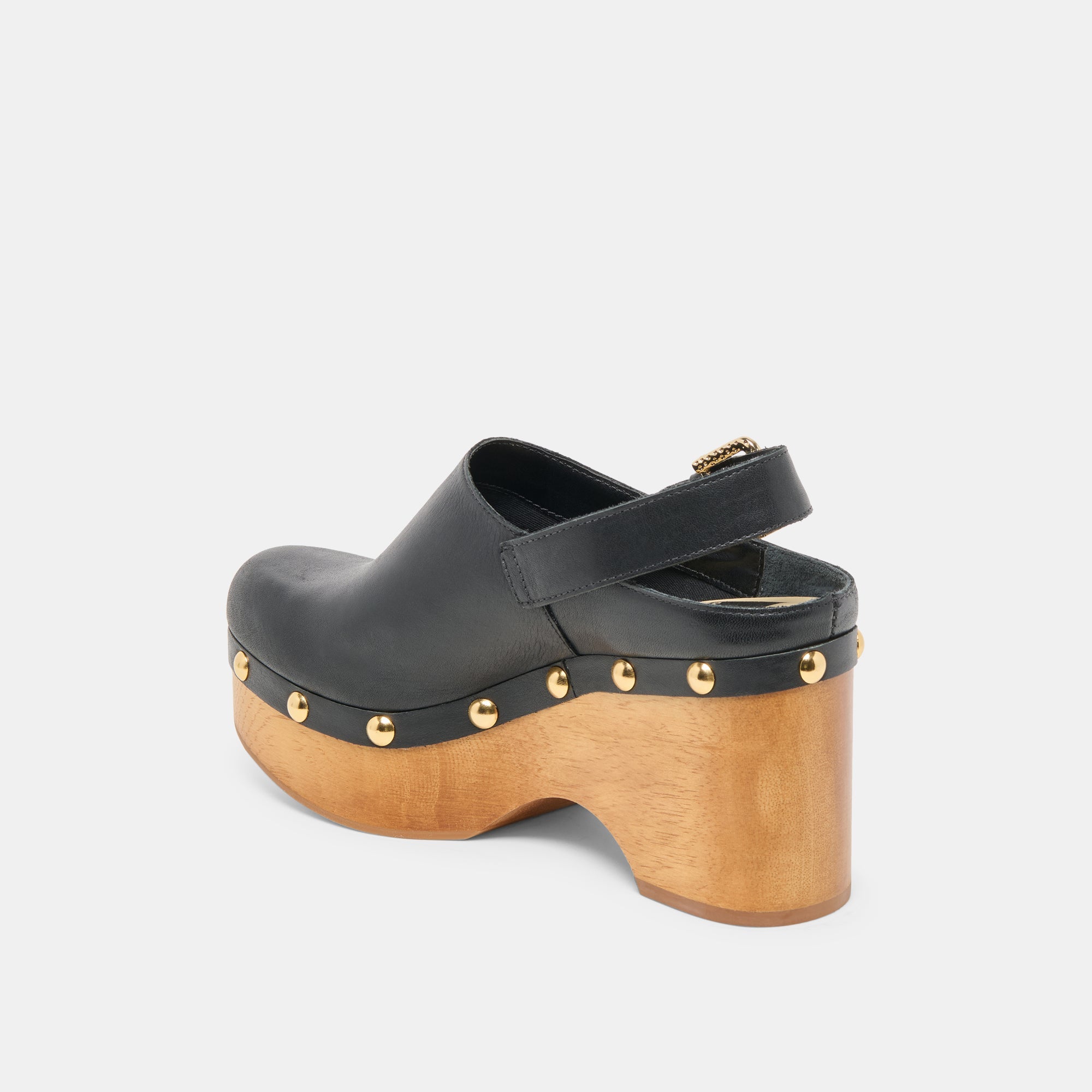 ADELAN CLOGS BLACK LEATHER